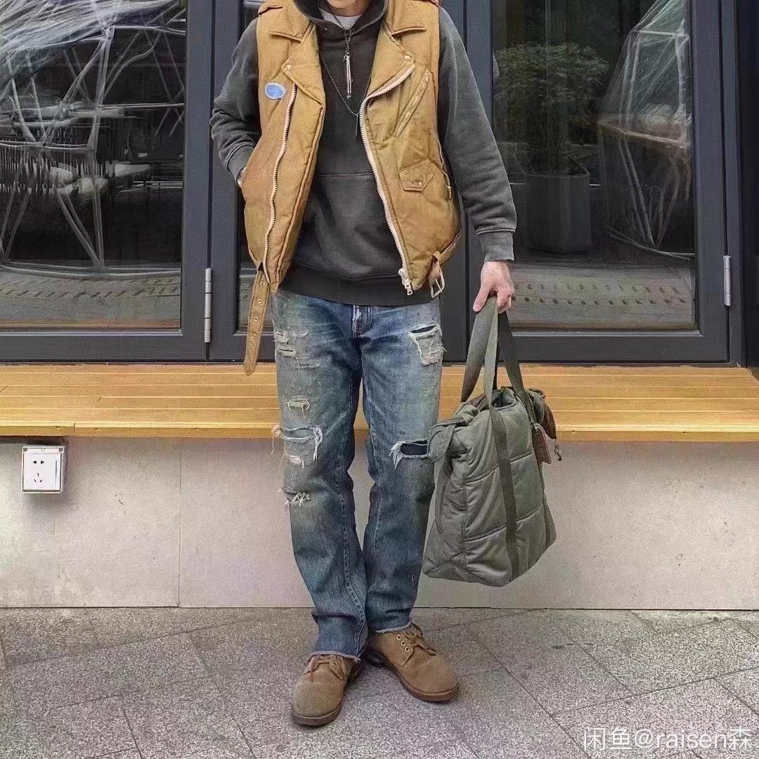 Visvim VISVIM 20AW STRABLER DOWN VEST mud dyed biker size 2 Size US M / EU 48-50 / 2 - 7 Thumbnail
