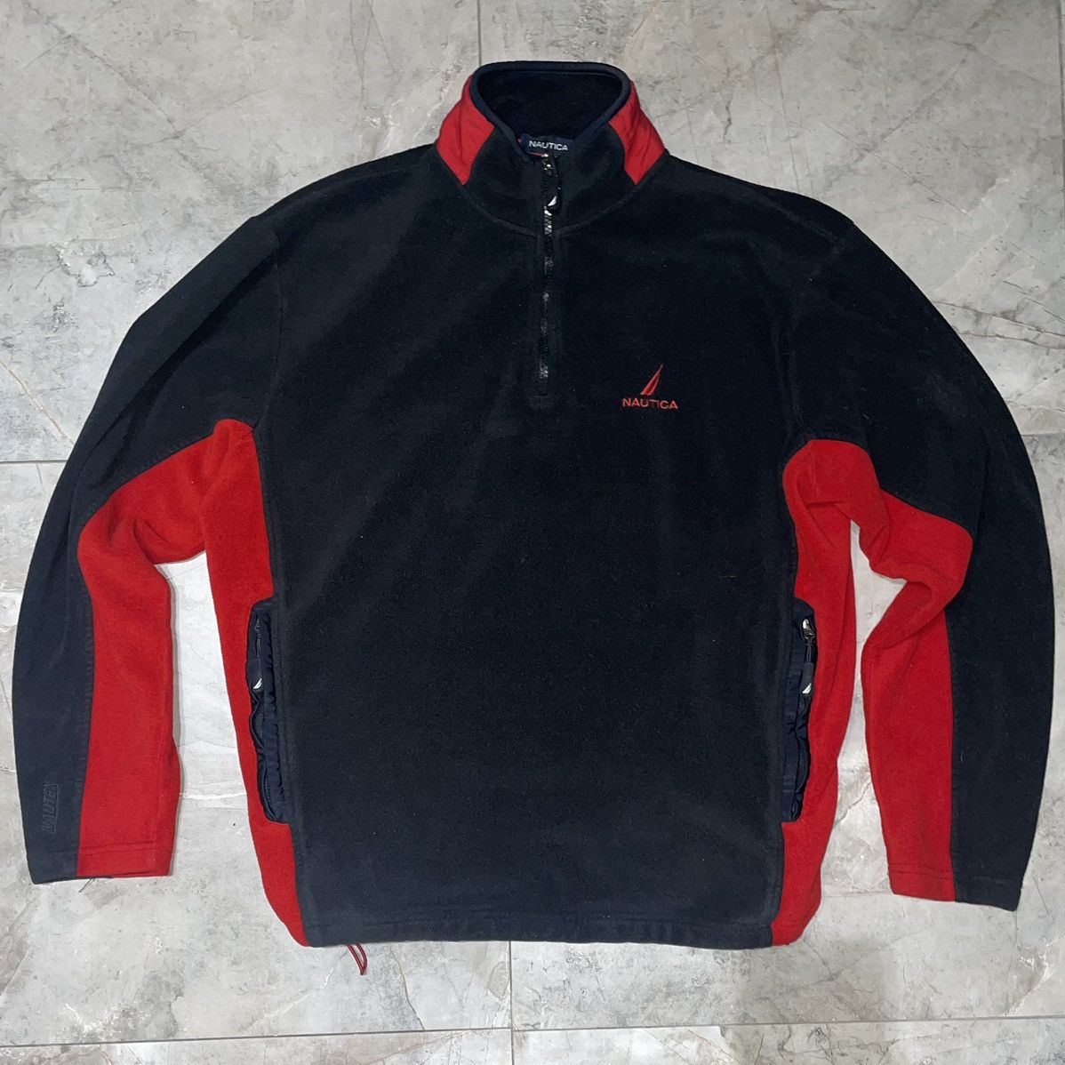 Nautica Vintage Nautica Fleece Jacket Size US L / EU 52-54 / 3 - 4 Thumbnail