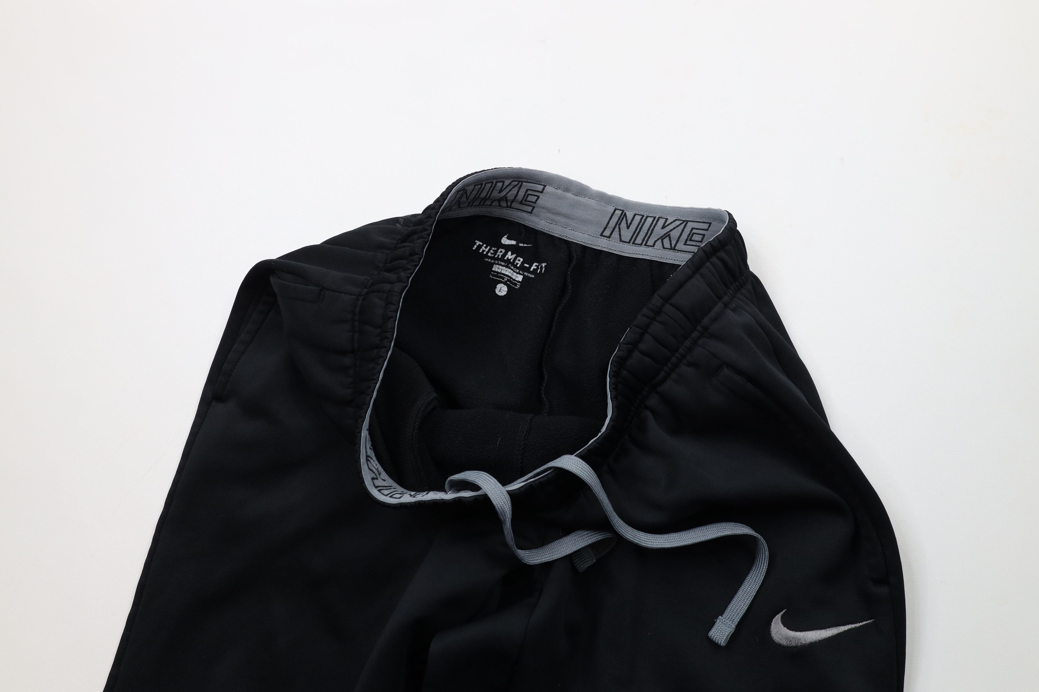 Nike × Vintage Vintage Y2K Nike Scott Mini Swoosh Wide Leg Sweatpants Size US 36 / EU 52 - 7 Thumbnail