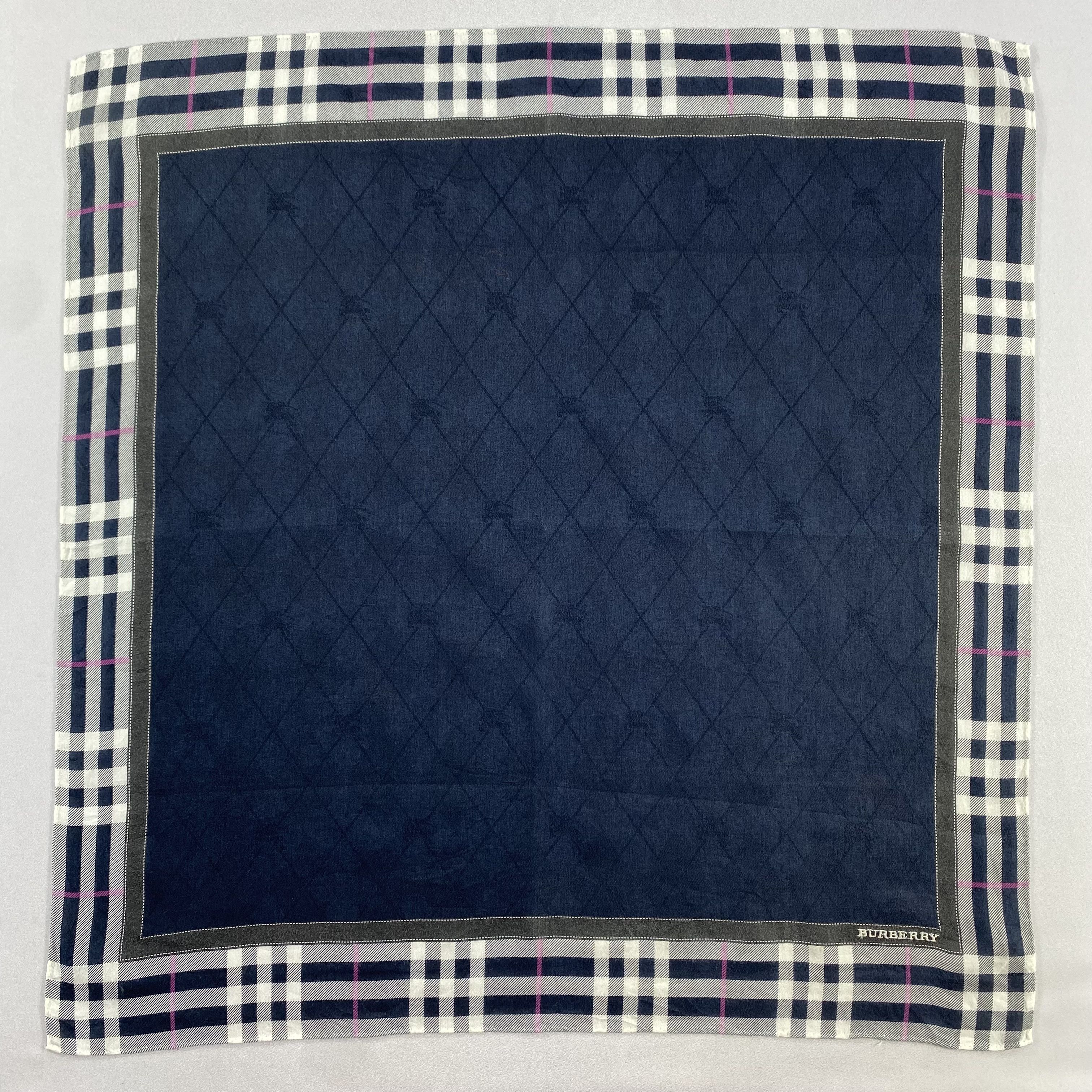 Burberry × Vintage Burberry Handkerchief / Neckerchief / Bandana-P1639 Size ONE SIZE - 1 Thumbnail