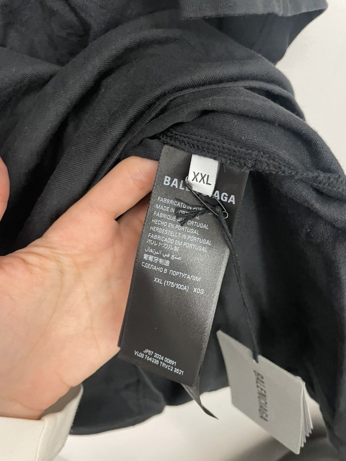 Balenciaga Medium fit t-shirt Size US XXL / EU 58 / 5 - 3 Thumbnail