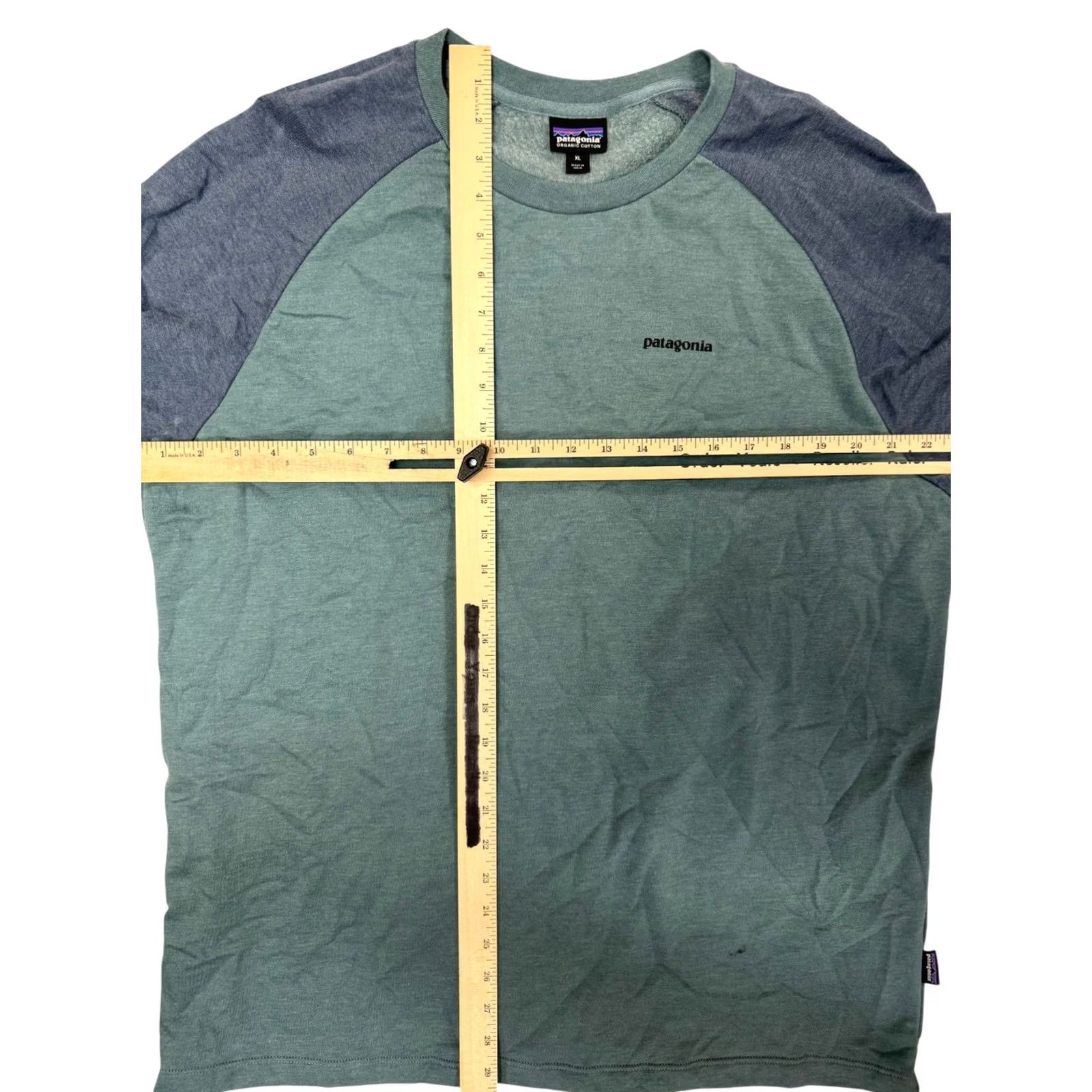 Patagonia Patagonia P-6 Logo Sweatshirt Men's XL Blue Organic Cotton Crewneck Pullover Size US XL / EU 56 / 4 - 3 Thumbnail