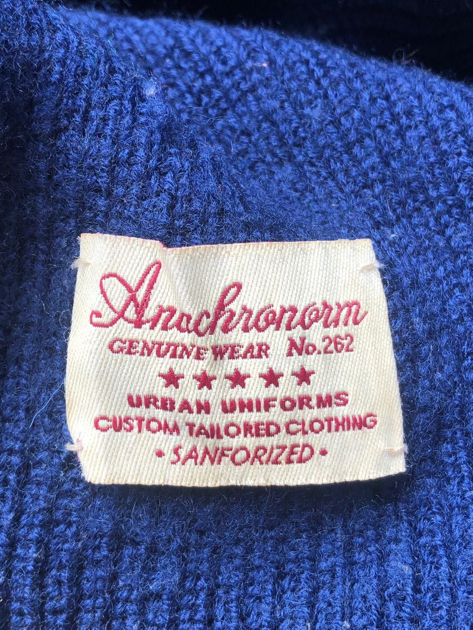 ANACHRONORM Anachronorm Decho Beanie Hat Logo B Worker Japan Made Size ONE SIZE - 6 Thumbnail