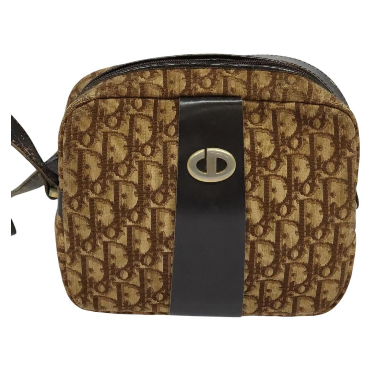 Dior DIOR Trotter Canvas Shoulder Bag Brown Size ONE SIZE - 2 Thumbnail