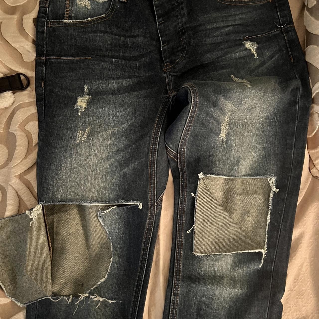 One Teaspoon OneTeaspoon Men's Navy and Blue Jeans Size US 31 - 5 Thumbnail