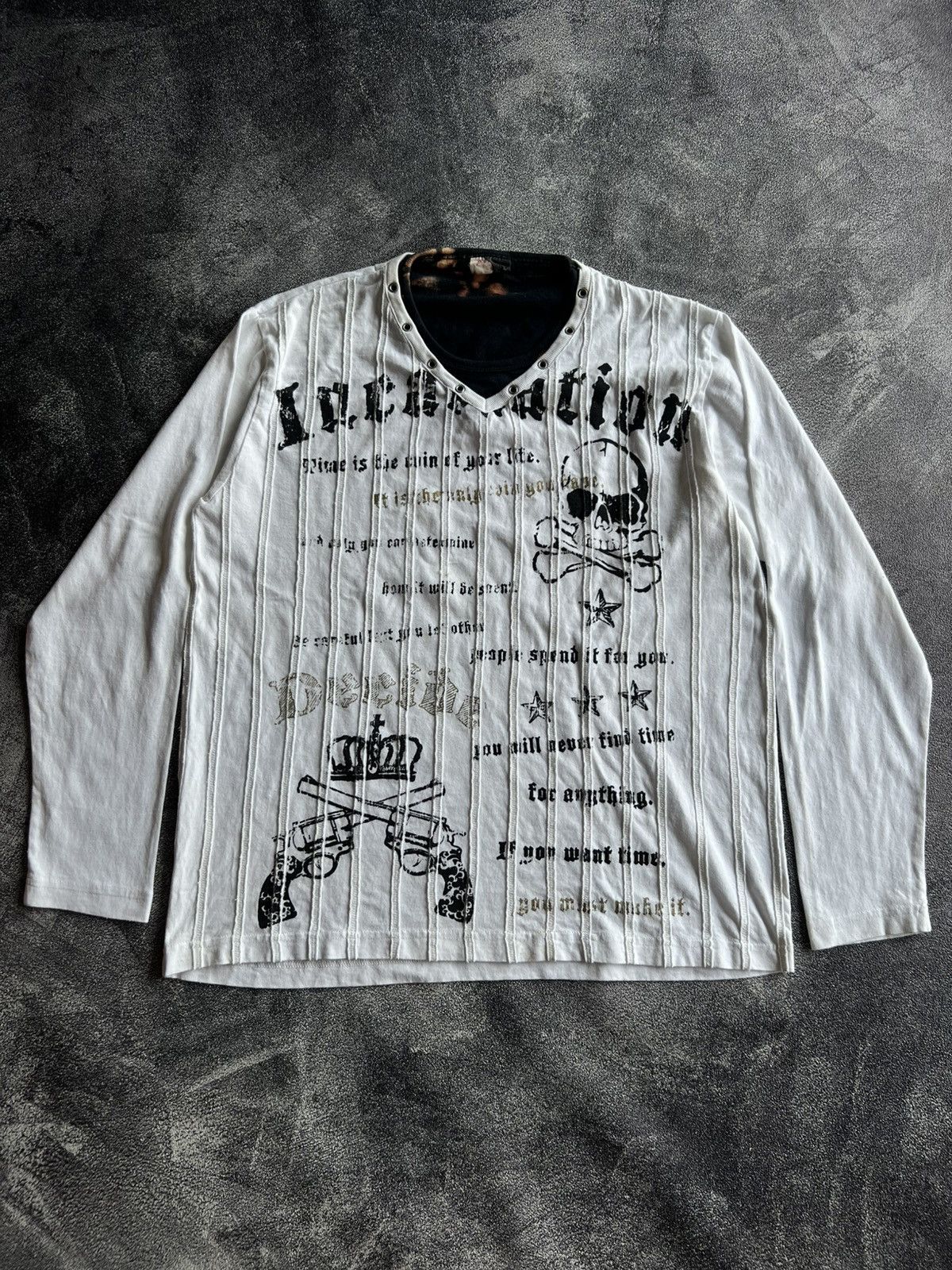 If Six Was Nine × Japanese Brand × Le Grande Bleu (L.G.B.) Space Opera Poem tee Y2k ifsixwasnine Lgb Style Size US L / EU 52-54 / 3 - 2 Thumbnail