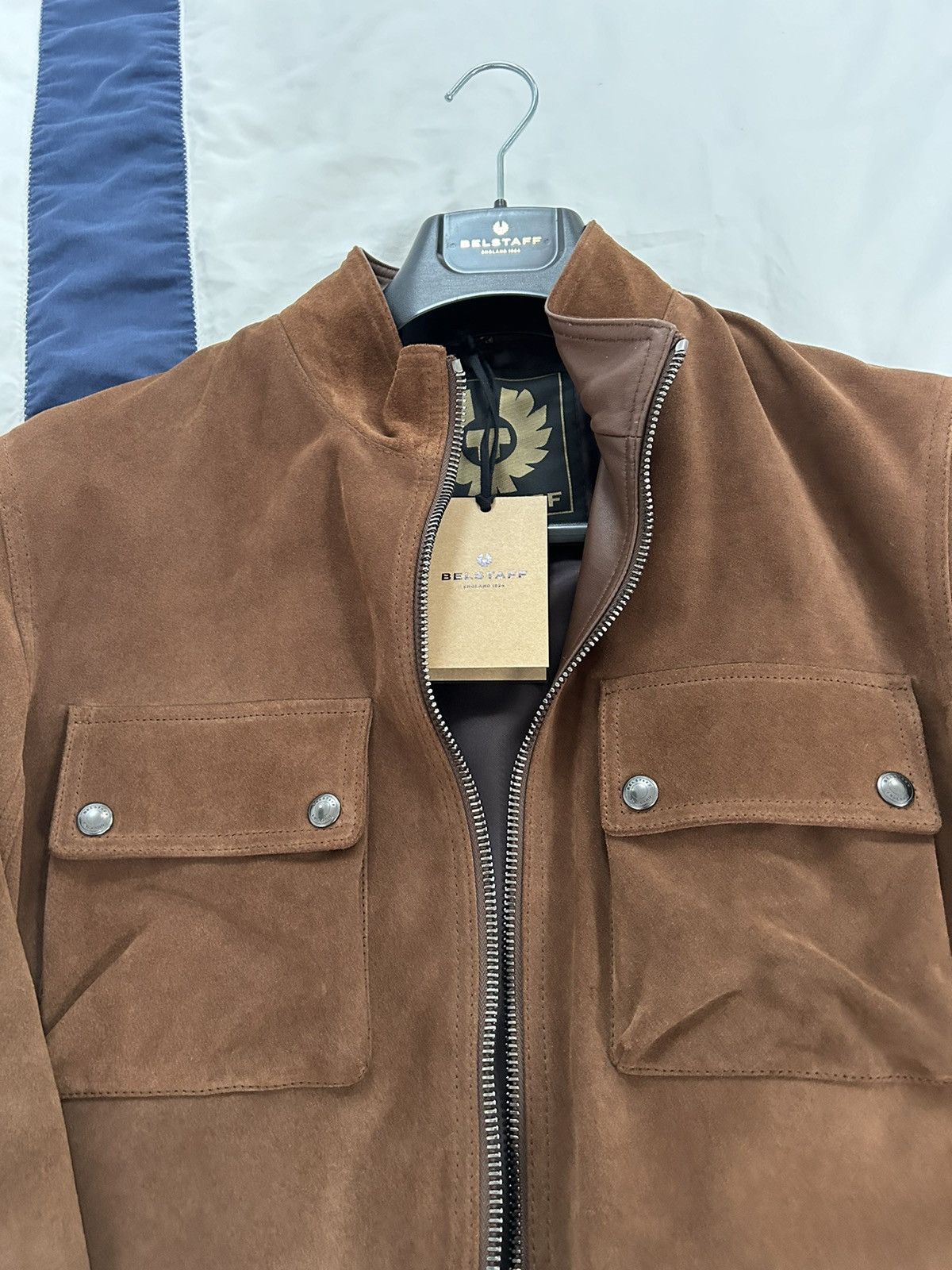 Belstaff Belstaff Suede Jacket US Size 44 Size US L / EU 52-54 / 3 - 3 Thumbnail