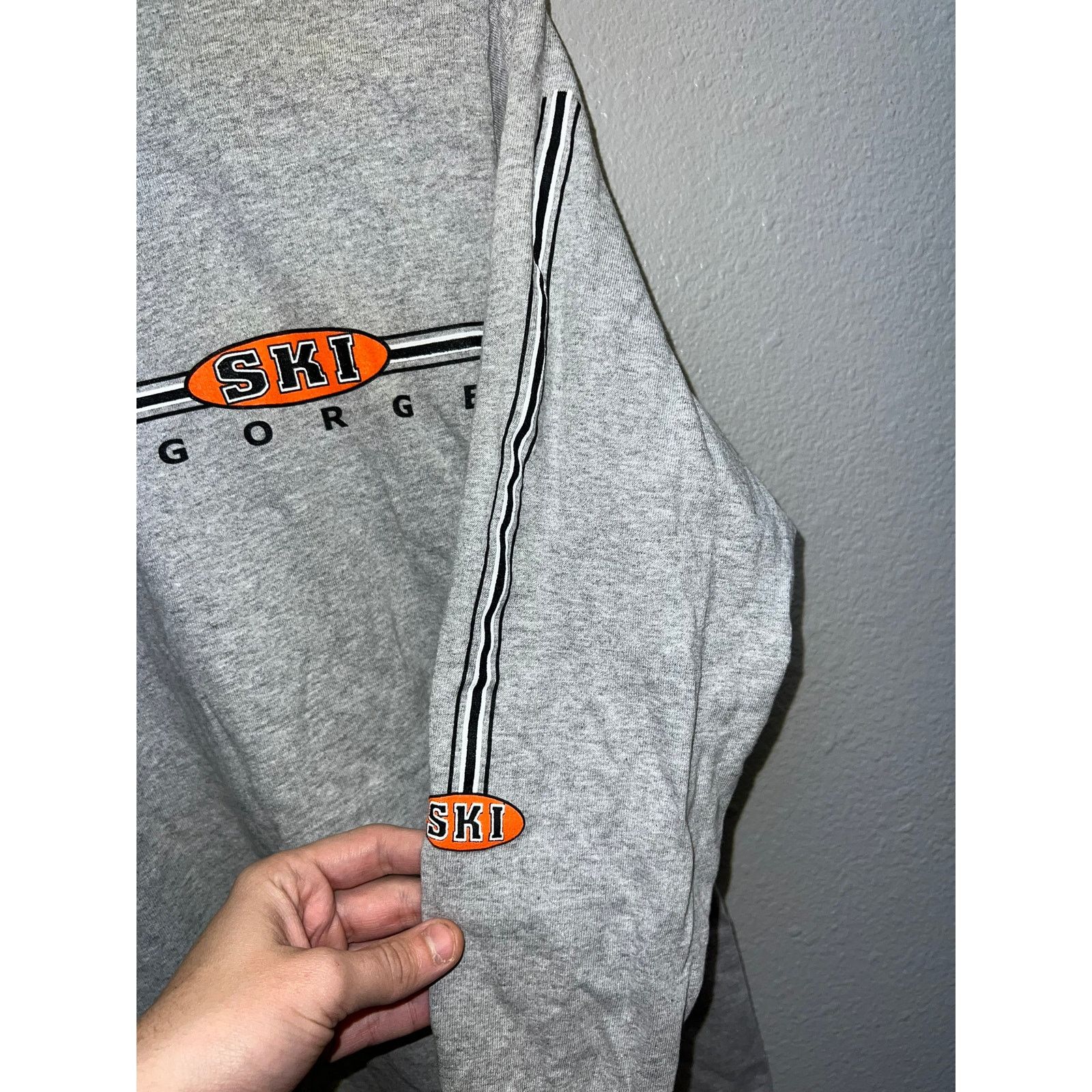 Vintage Vintage Royal Gorge Shirt Ski Skiing Gray Tee 90s Men's S Size US S / EU 44-46 / 1 - 5 Thumbnail
