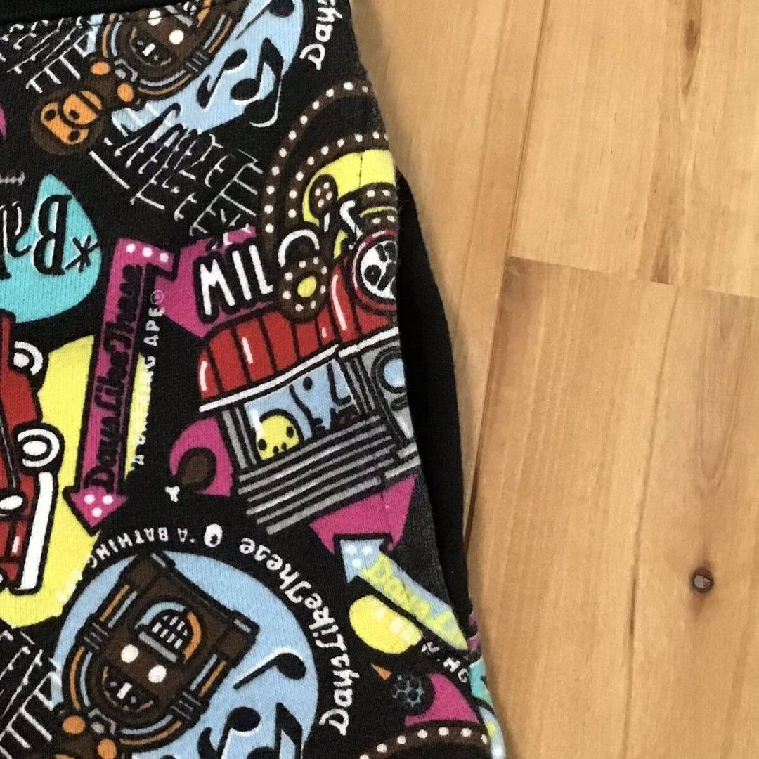 Bape × Nigo BAPE Cadillac Milo sweat shorts a bathing ape NIGO ★size M Size US 32 / EU 48 - 4 Thumbnail