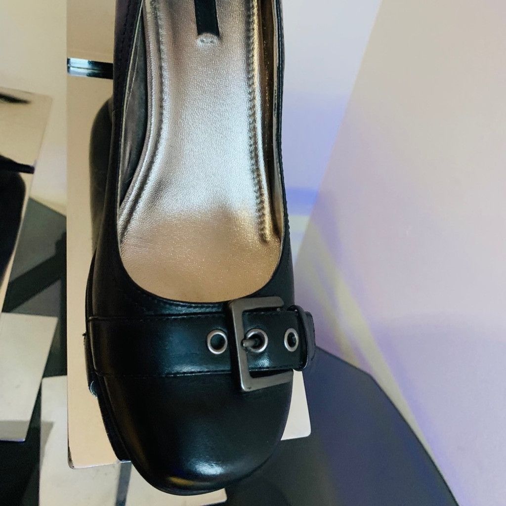 Ecco 💰💰SALE💰💰 Ecco BN Black Leather pumps size 39 Size US 8.5 / IT 38.5 - 3 Thumbnail