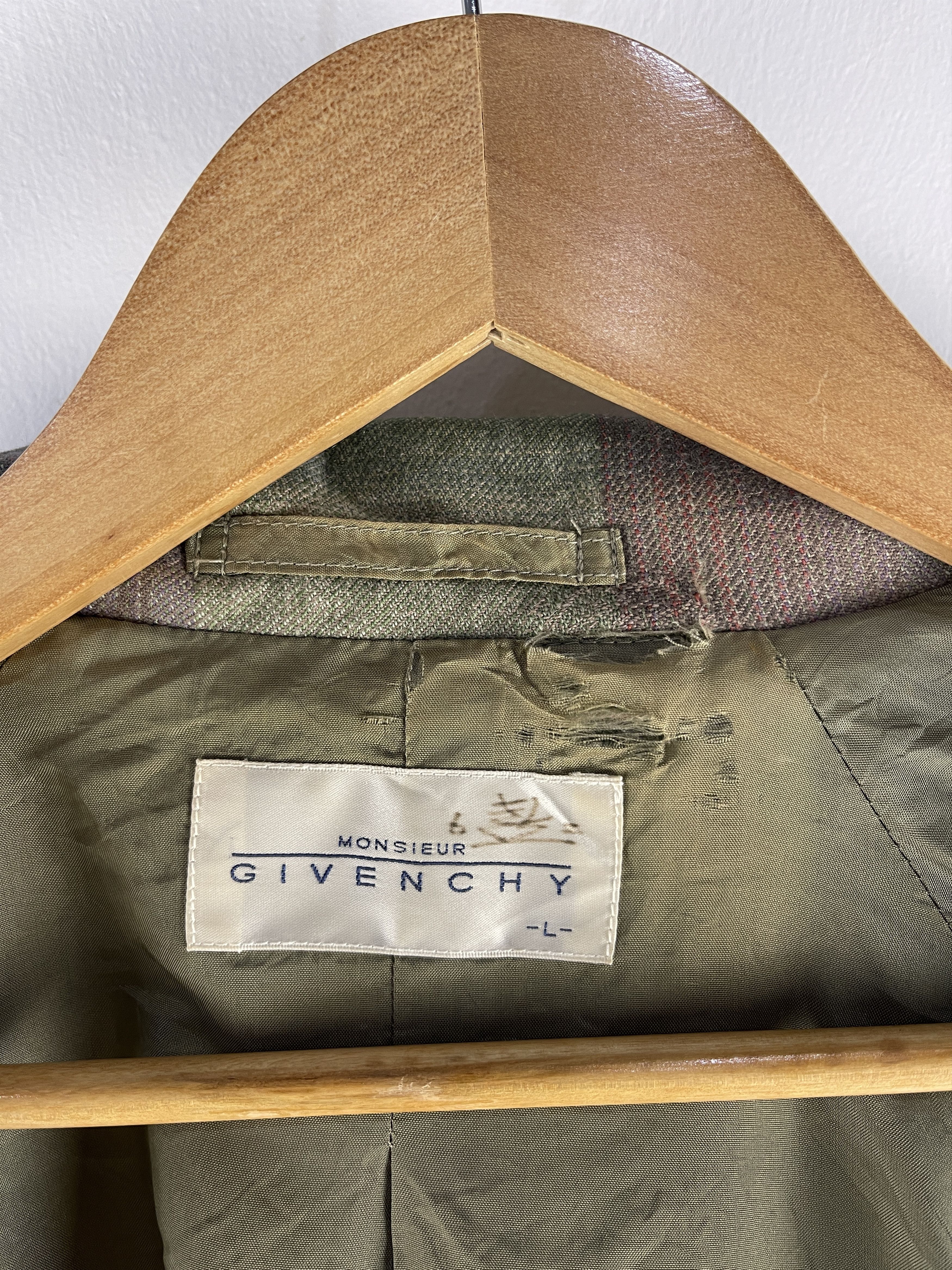 Givenchy Vintage Monsieur Givenchy Flannel Robe Size L / US 10 / IT 46 - 12 Thumbnail
