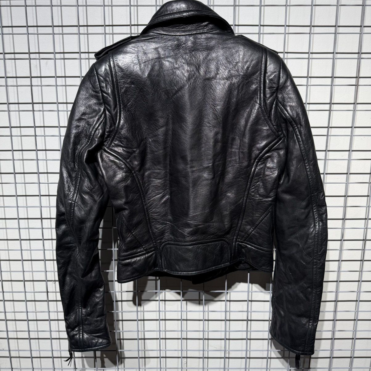 Balenciaga Balenciaga Lambskin Motorcycle Leather Jacket Size XS / US 0-2 / IT 36-38 - 2 Thumbnail