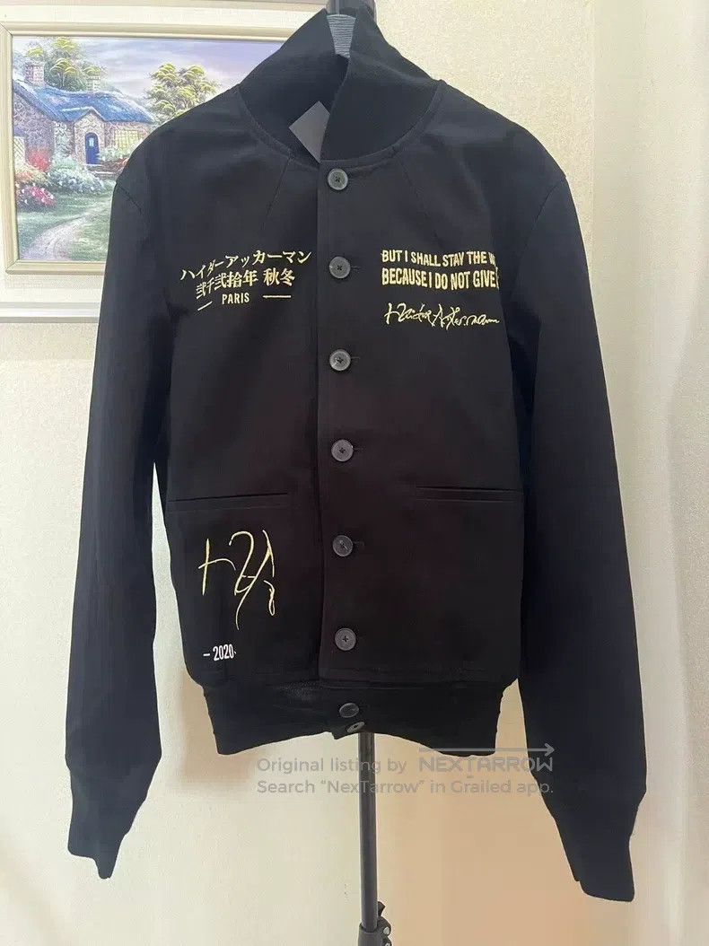 Haider Ackermann Haider Ackermann Embroidered Bomber Jacket Size US M / EU 48-50 / 2 - 1 Thumbnail
