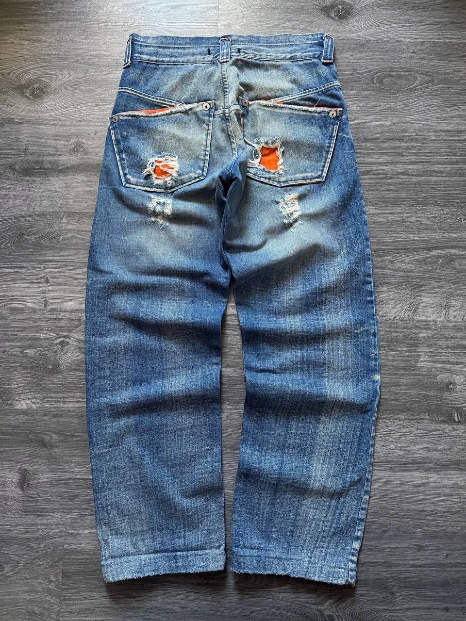 Vintage Vintage 90s Pendium Japan Denim Distressed Baggy Jeans Size US 30 / EU 46 - 2 Thumbnail