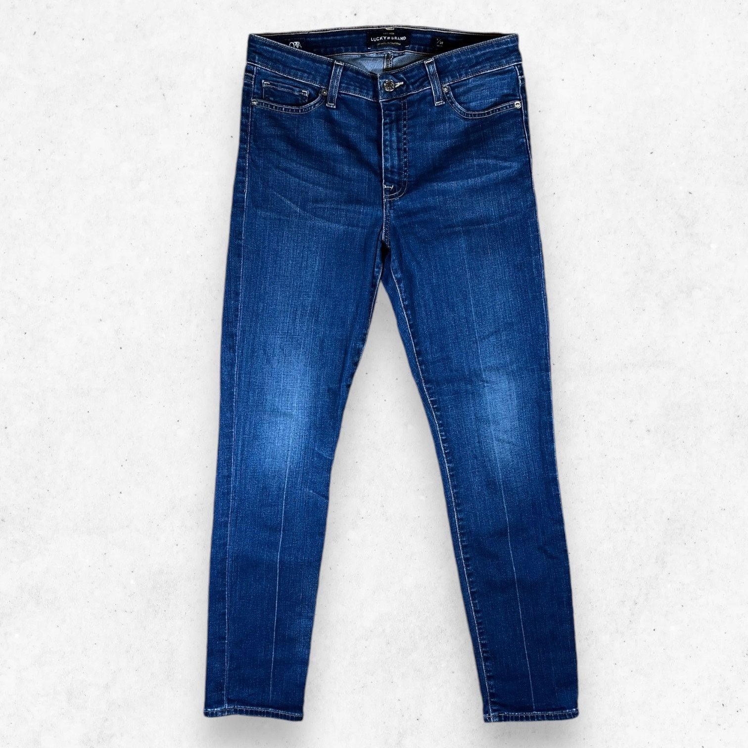 Lucky Brand Lucky Brand Hayden Skinny Women's 6/28 Ankle Blue Stretch Size 28" / US 6 / IT 42 - 1 Thumbnail
