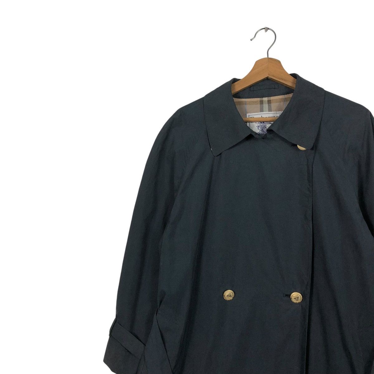 Burberry 🔥VINTAGE TRENCH COAT BURBERRYS NOVA CHECK LONG JACKET Size US M / EU 48-50 / 2 - 11 Thumbnail