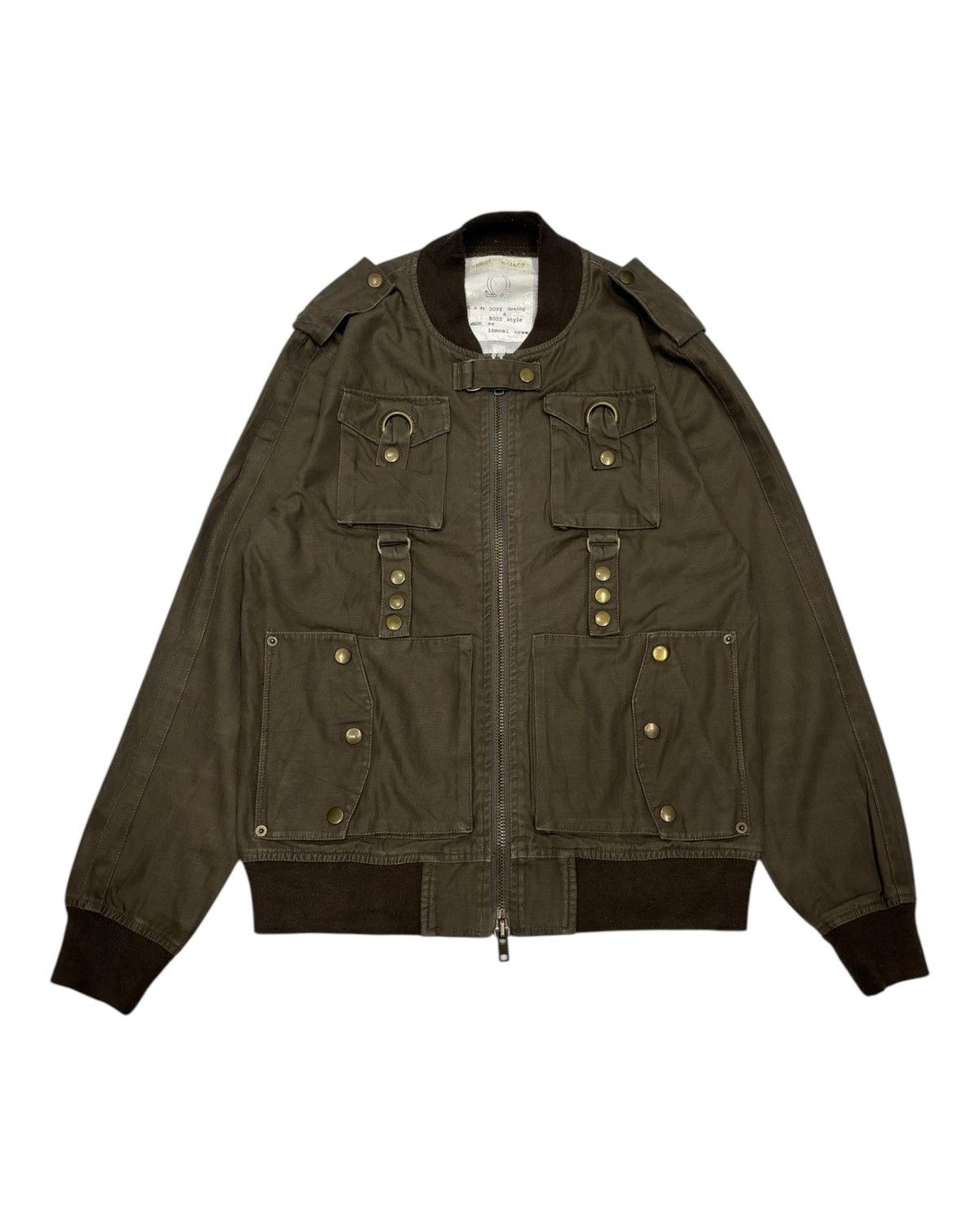 Kapital 2000s Omega Project Parachute Multi Pocket Bomber Jacket Size US S / EU 44-46 / 1 - 5 Thumbnail