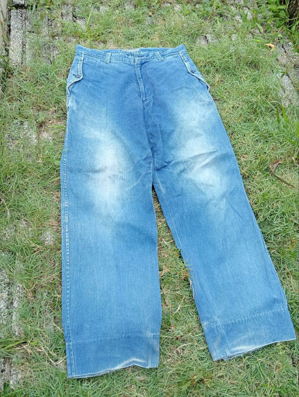 Issey Miyake VINTAGE ISSEY MIYAKE MEN PANTS - SIZE L BLUE Size US 31 - 3 Thumbnail