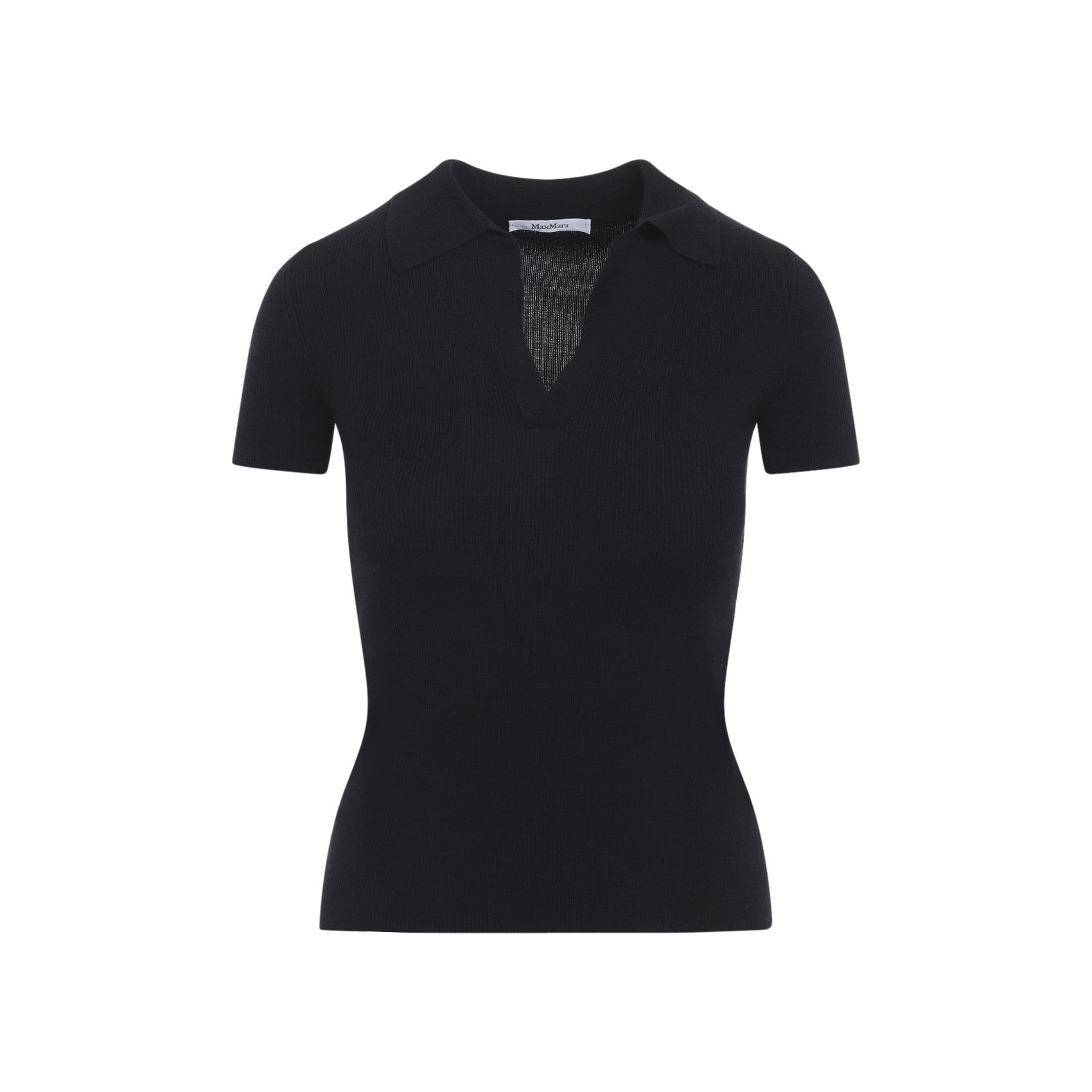 Max Mara Max Mara Albero Knit Ribbed Polo Size M / US 6-8 / IT 42-44 - 1 Thumbnail