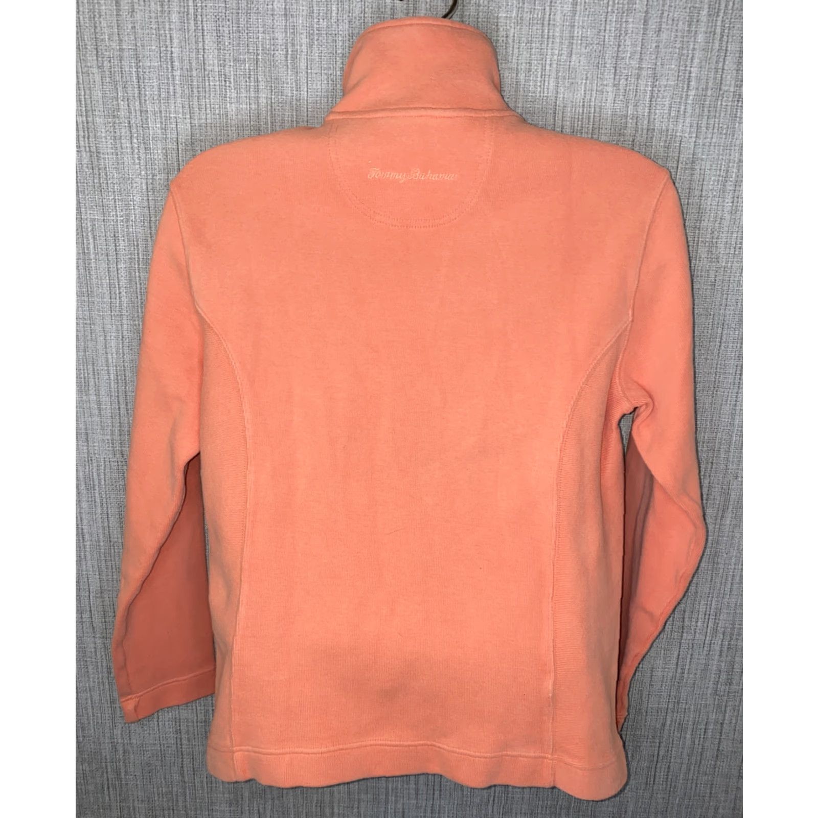 Tommy Bahama Tommy Bahama Orange 1/2 Zip Pullover Sweater - Men - Size S - Cotton Knit - Solid - Vintage? No Size US S / EU 44-46 / 1 - 5 Thumbnail