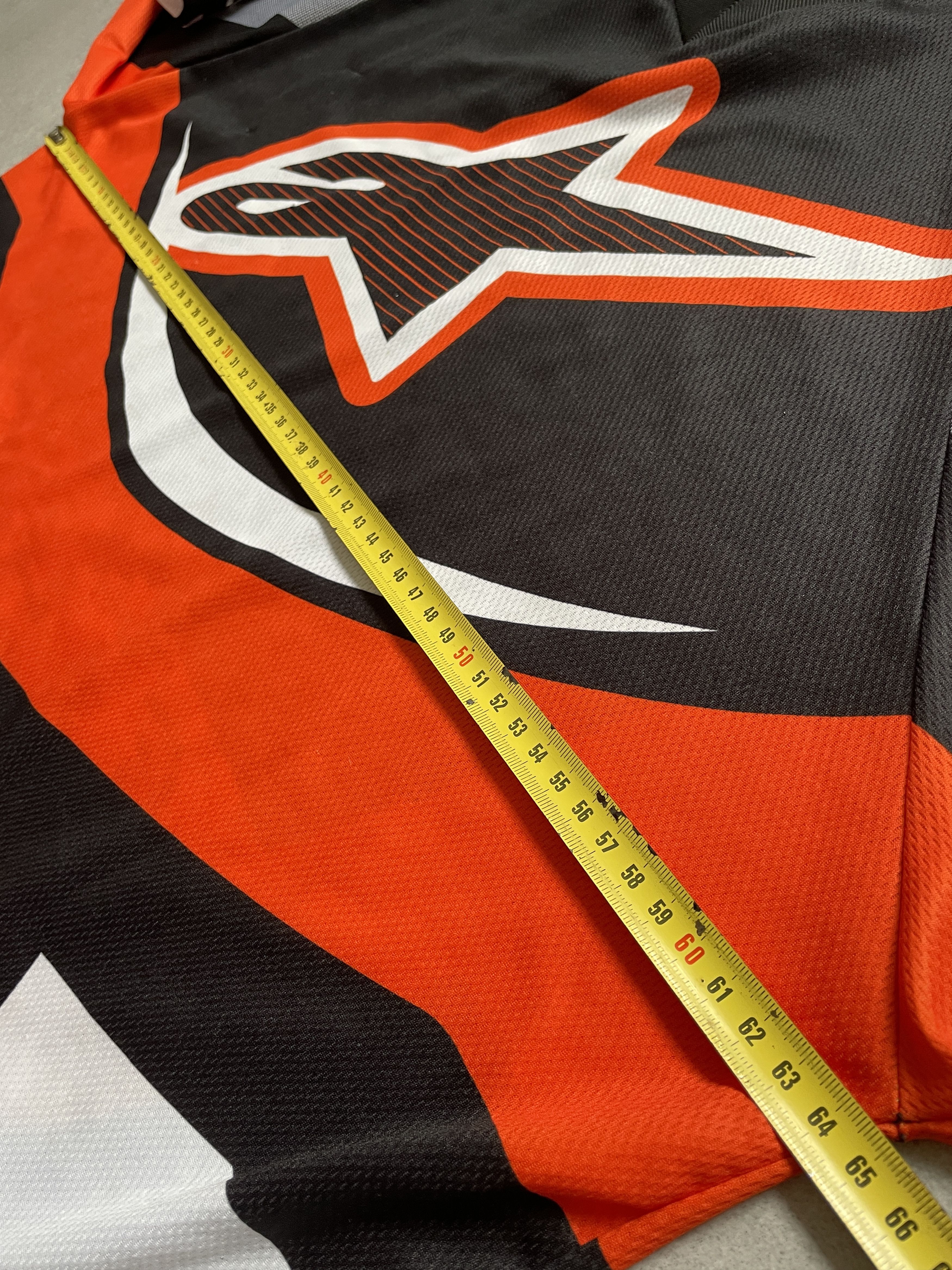 Alpinestars × Fox Racing Y2K ORANGE ALPINESTARS MOTOSPORT LONGSLEEVE JERSEY Size US XXL / EU 58 / 5 - 7 Thumbnail