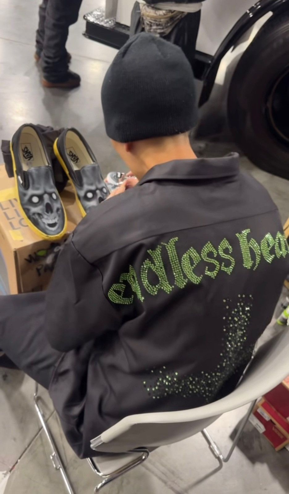 Seventh Heaven WreckPack Endless Heaven Complexcon Vans Slip Ons Size US 12 / EU 45 - 3 Thumbnail