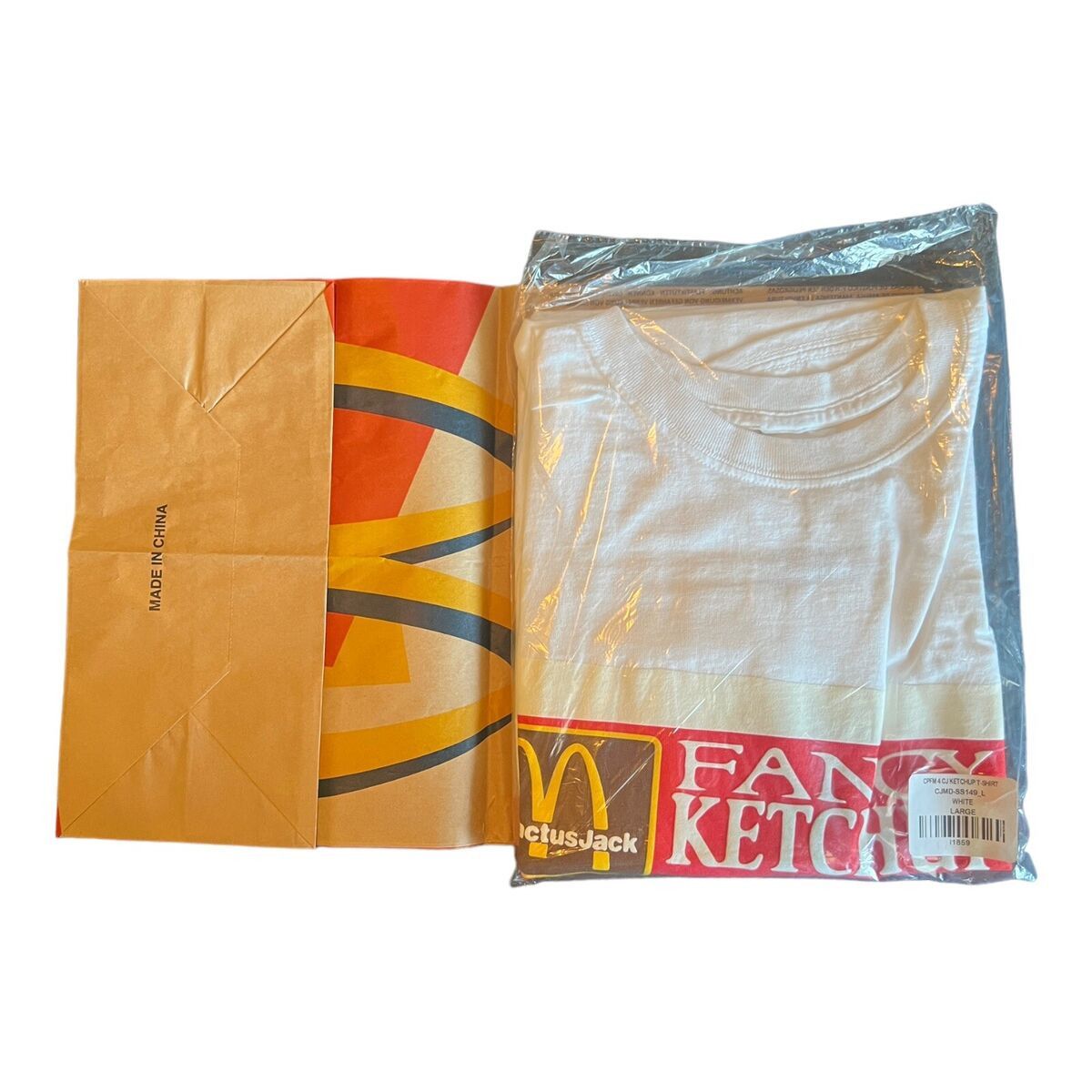 Cactus Plant Flea Market × Travis Scott McDonald's x Cactus Jack x CPFM 4 CJ KETCHUP T-SHIRT L Size US L / EU 52-54 / 3 - 3 Thumbnail