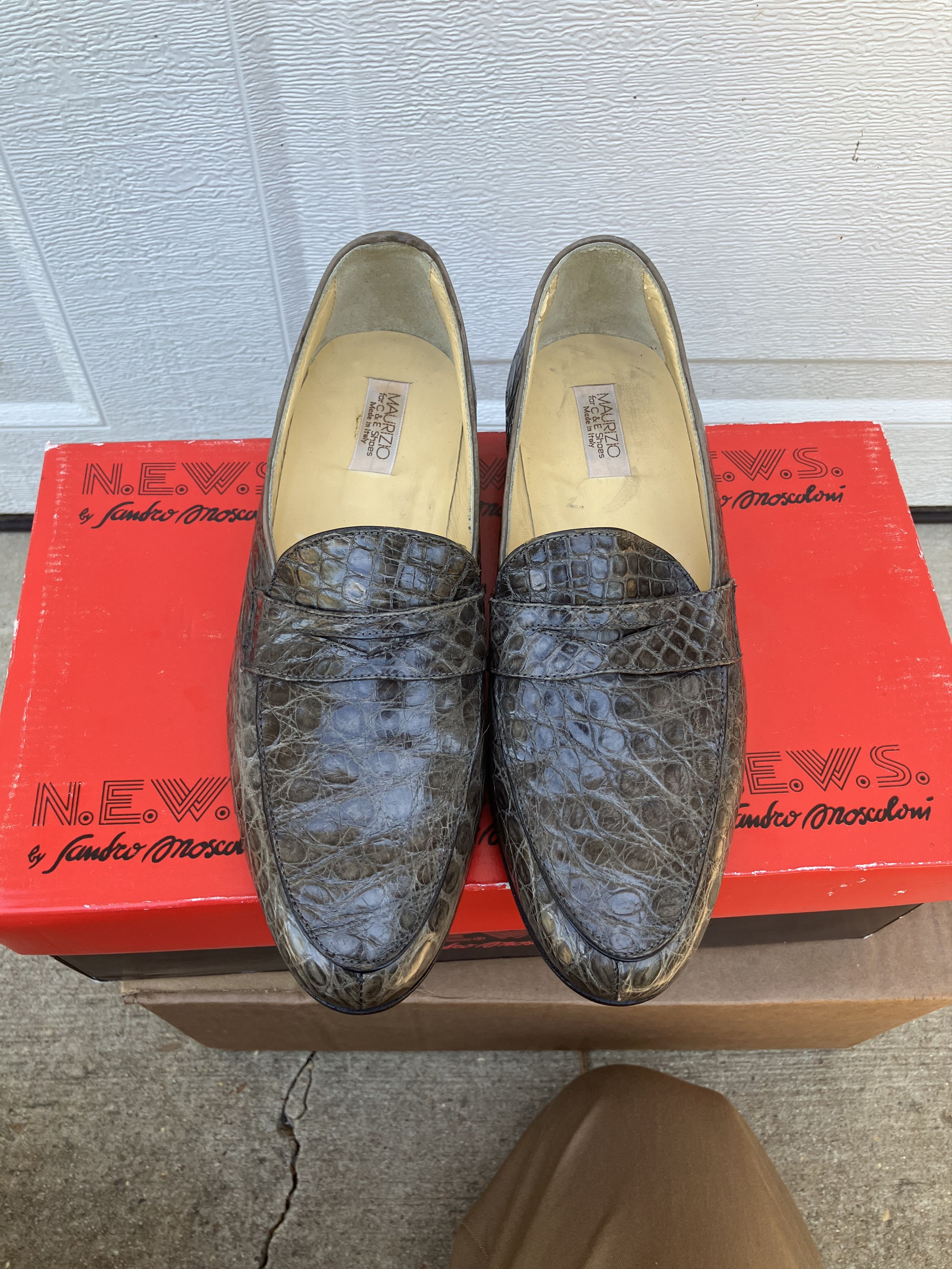 Other Flag LTD Nappa Glove mens brown leather loafers 8.5M  display picture 1
