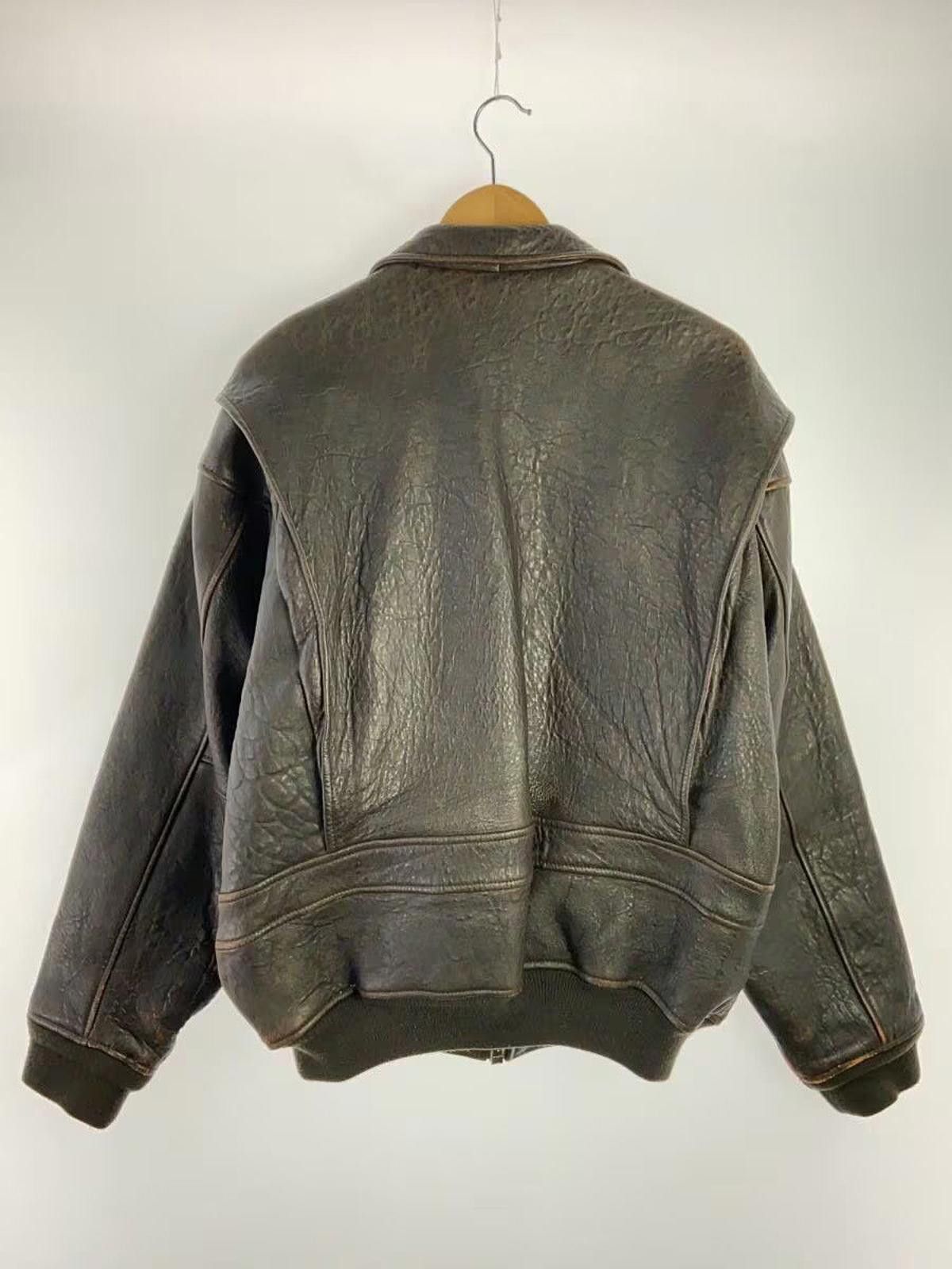 Avirex Avirex Leather Jacket Blouson Brown Size US L / EU 52-54 / 3 - 2 Thumbnail