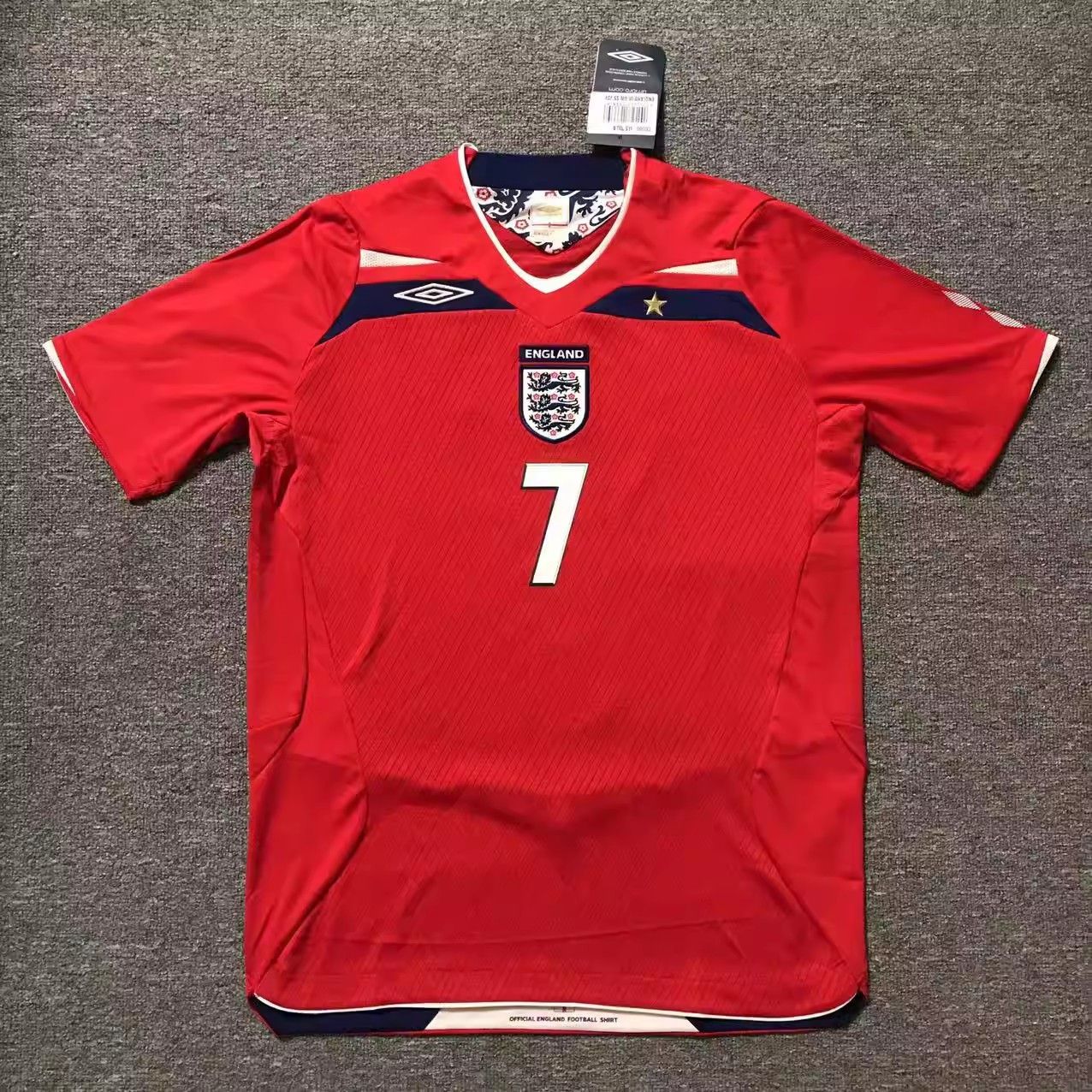 Other 2008 2010 England #7 David Beckham Jersey Size US XL / EU 56 / 4 - 1 Thumbnail
