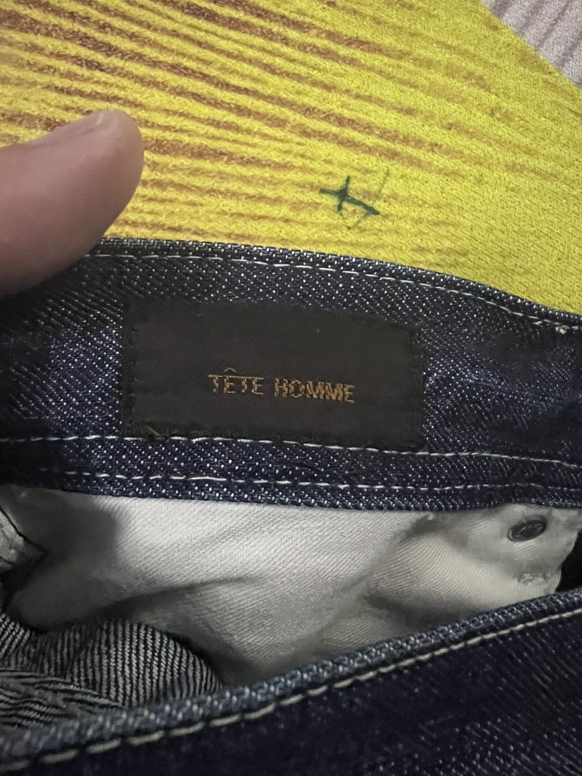 Issey Miyake 💥Vintage Tete Homme Issey Miyake Distress Jean Size US 28 / EU 44 - 20 Thumbnail