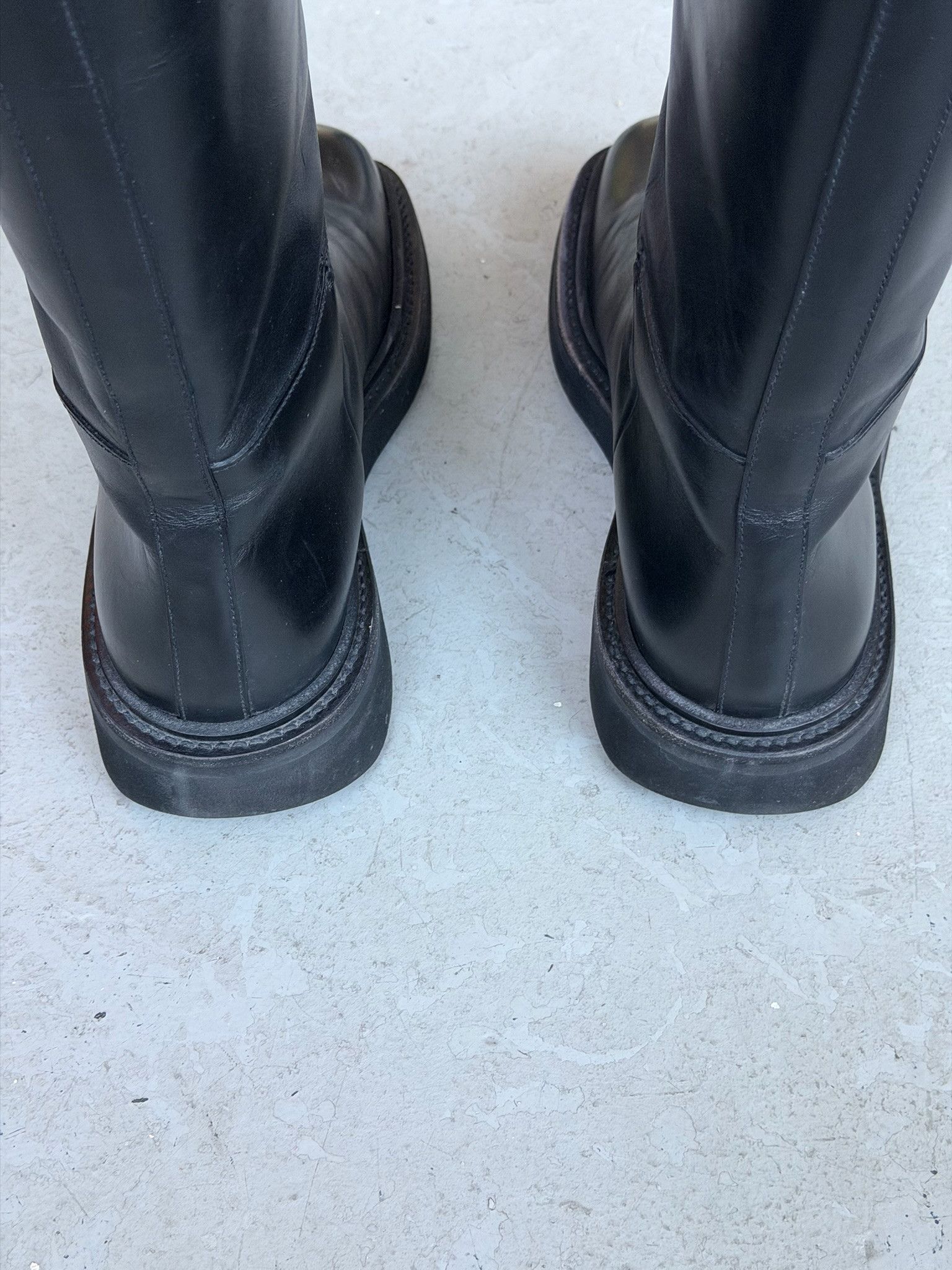 Prada Prada Leather Engineer Boots Size US 8.5 / EU 41-42 - 7 Thumbnail