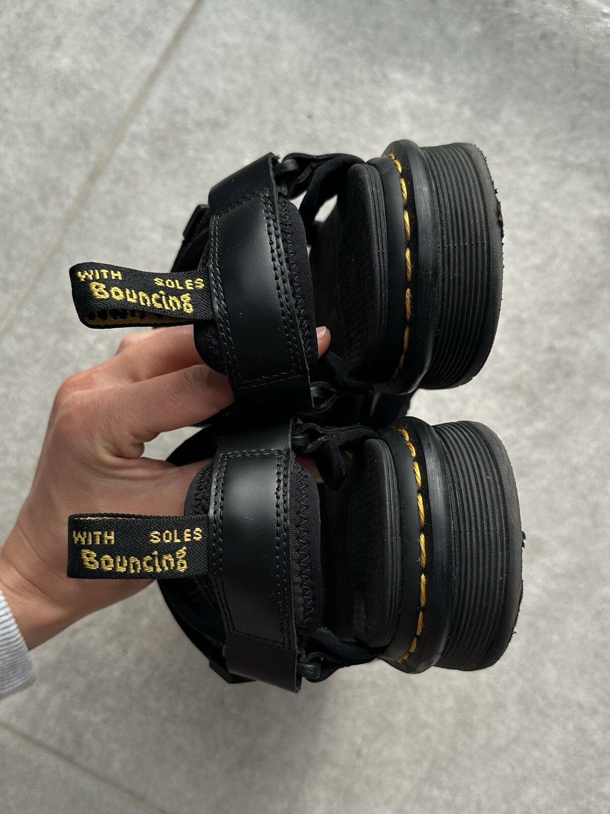 Dr. Martens × Suicoke Dr Martens Suicoke Dm Depa Platform Sandals Black Size US 7 / IT 37 - 6 Thumbnail