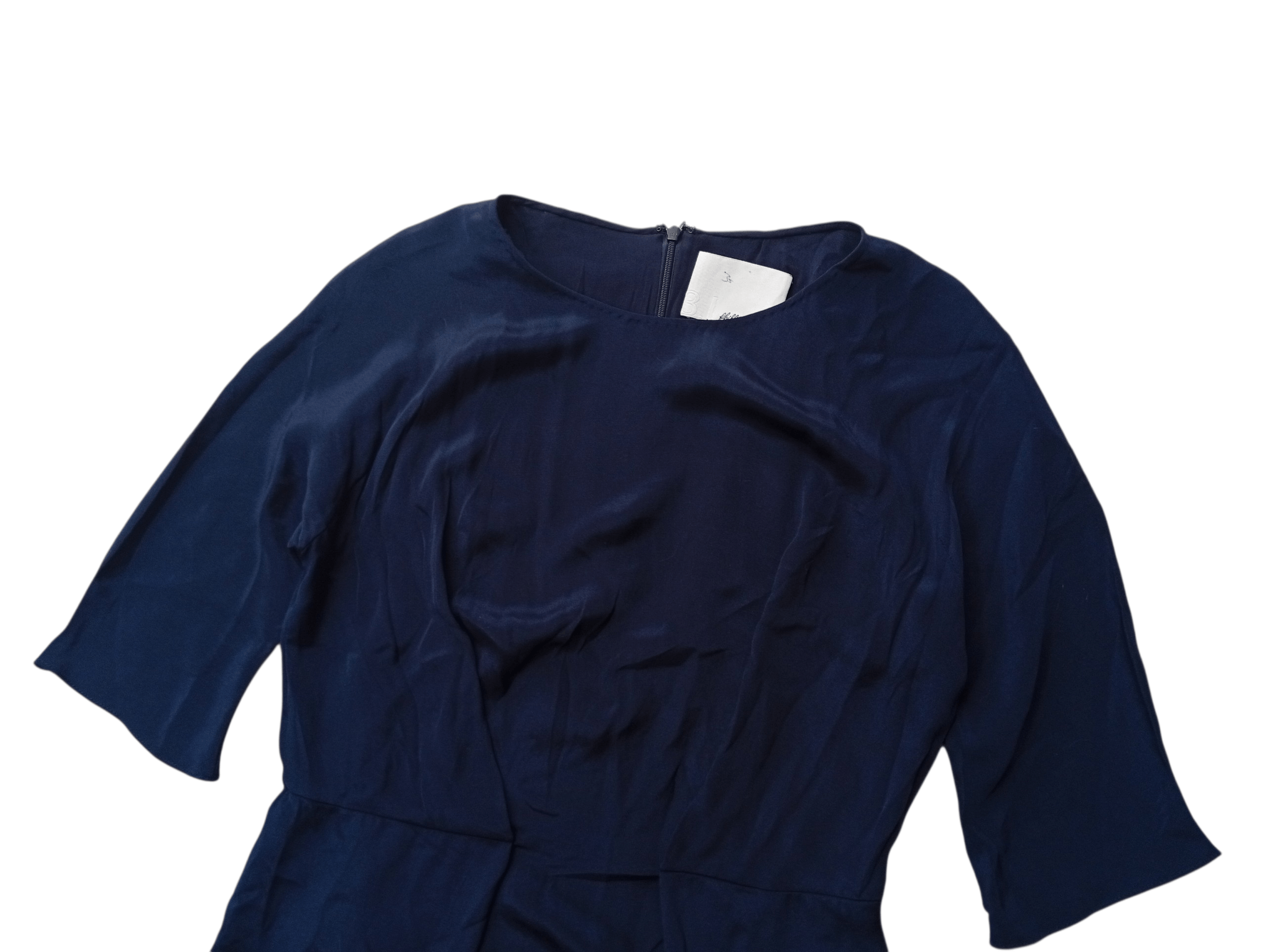 3.1 Phillip Lim silk navy dresses Size XS / US 0-2 / IT 36-38 - 2 Thumbnail