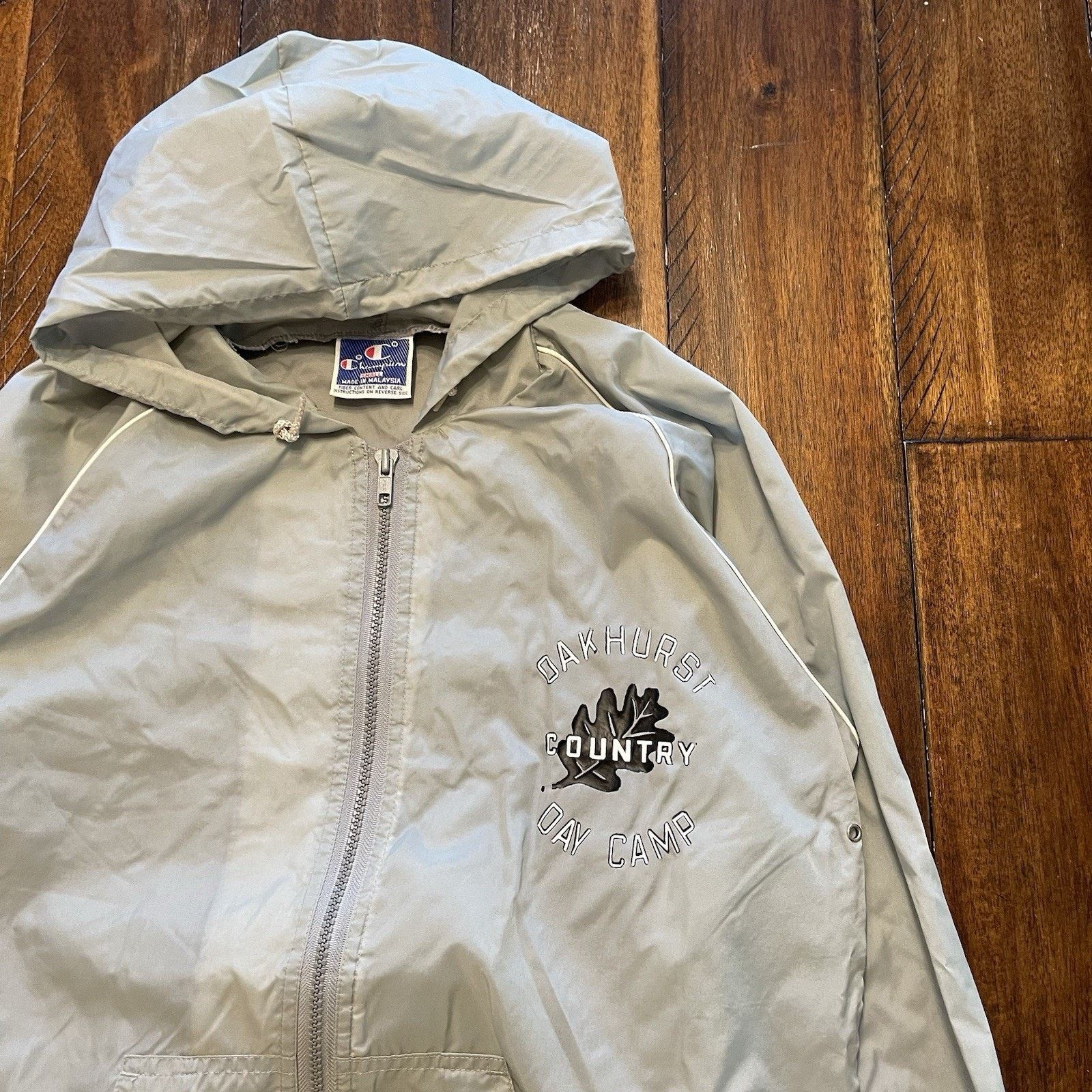 Champion VTG 80s Champion Jacket S Nylon Oakhurst Country Day Camp Size US S / EU 44-46 / 1 - 2 Thumbnail
