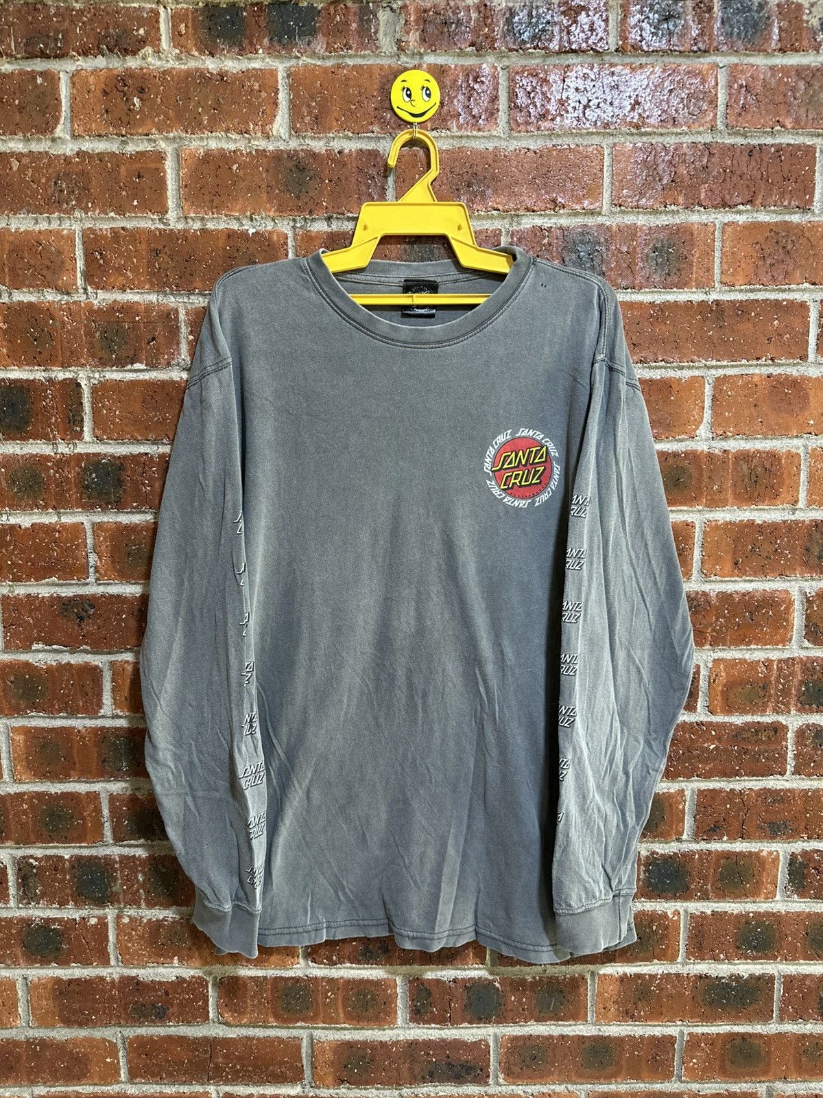 Santa Cruz Skateboards Vintage Santa Cruz Long Sleeve Faded Tee Size US L / EU 52-54 / 3 - 2 Thumbnail