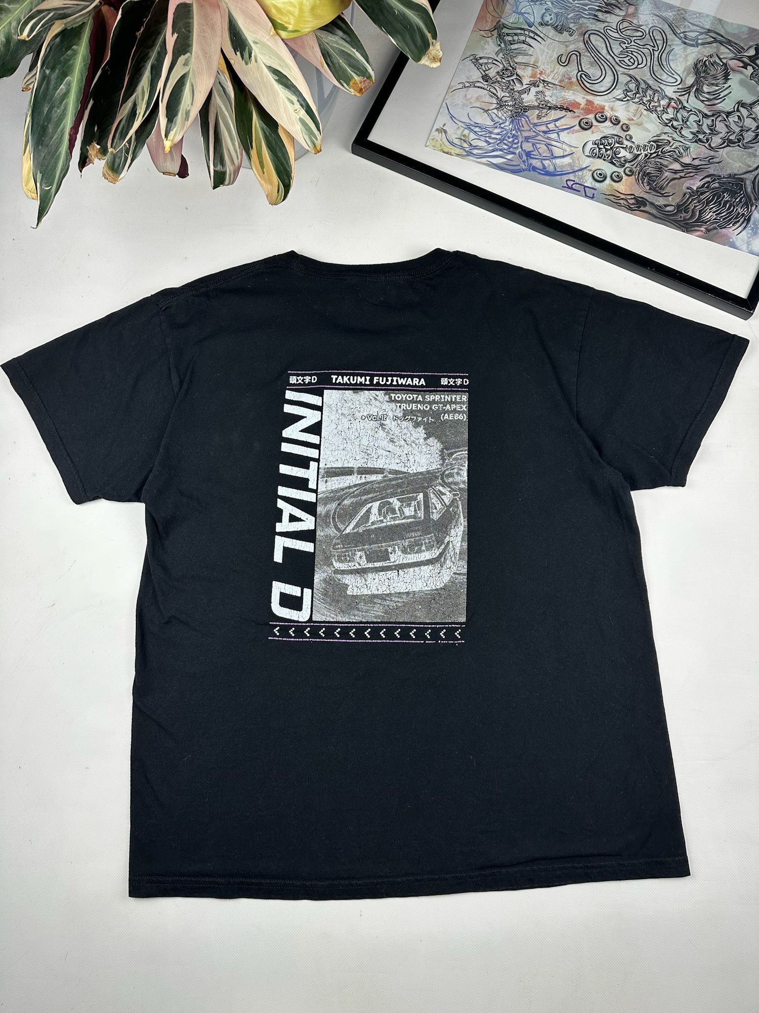 Anime Initial D manga series promo t shirt Size US XXL / EU 58 / 5 - 1 Thumbnail