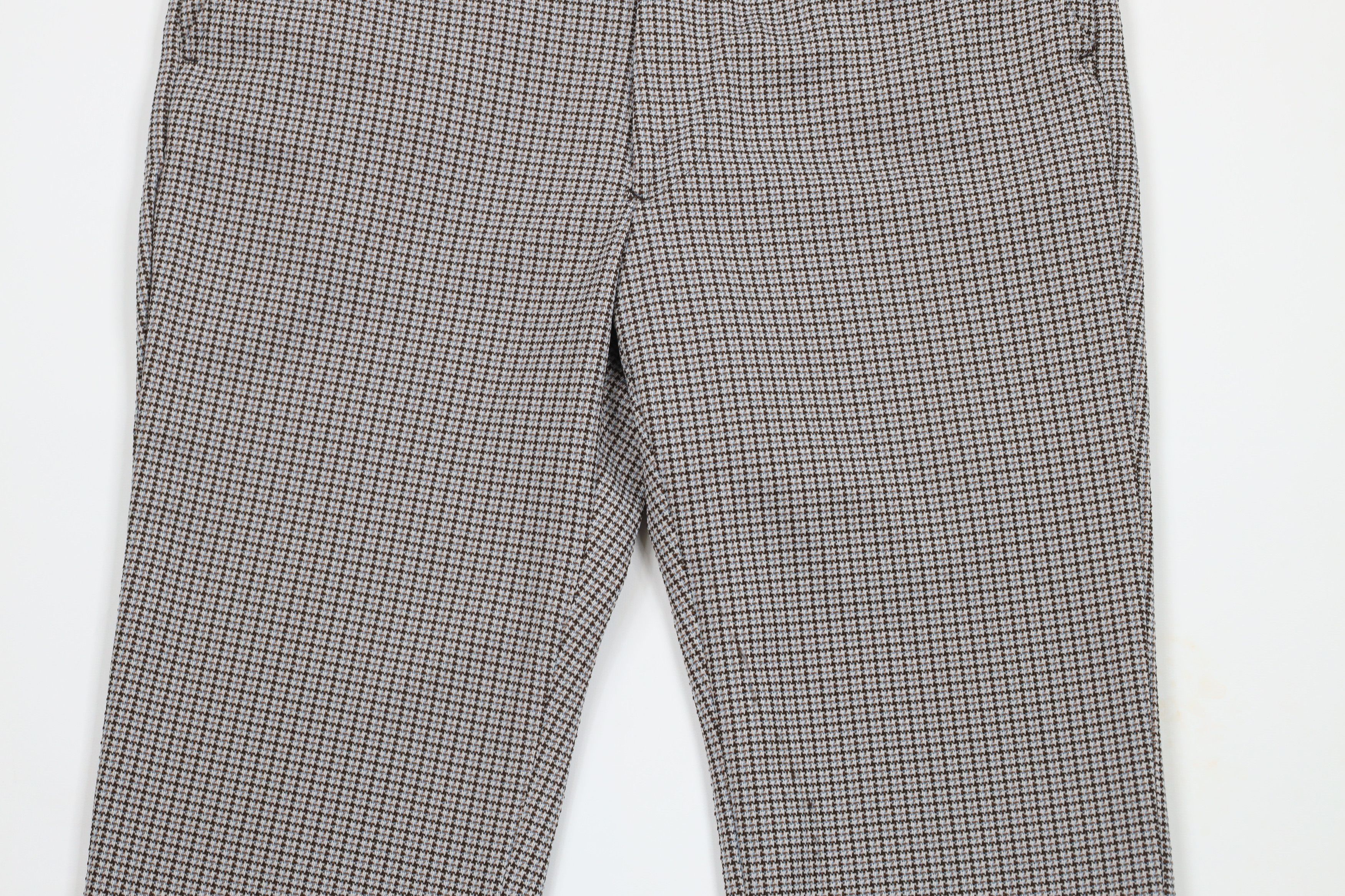 Vintage Vintage 70s Streetwear Knit Houndstooth Bell Bottoms Pants Size US 36 / EU 52 - 3 Thumbnail