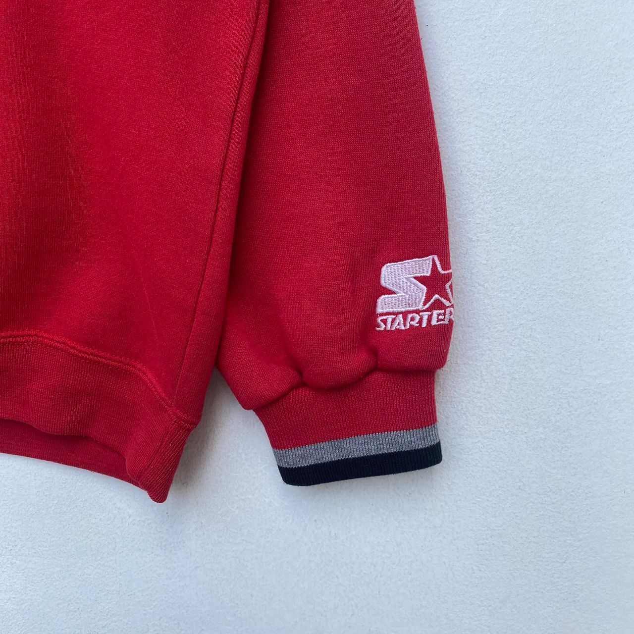 NBA × Vintage VINTAGE CHICAGO BULLS SWEATSHIRT XL PULLOVER RED Size US XL / EU 56 / 4 - 5 Thumbnail