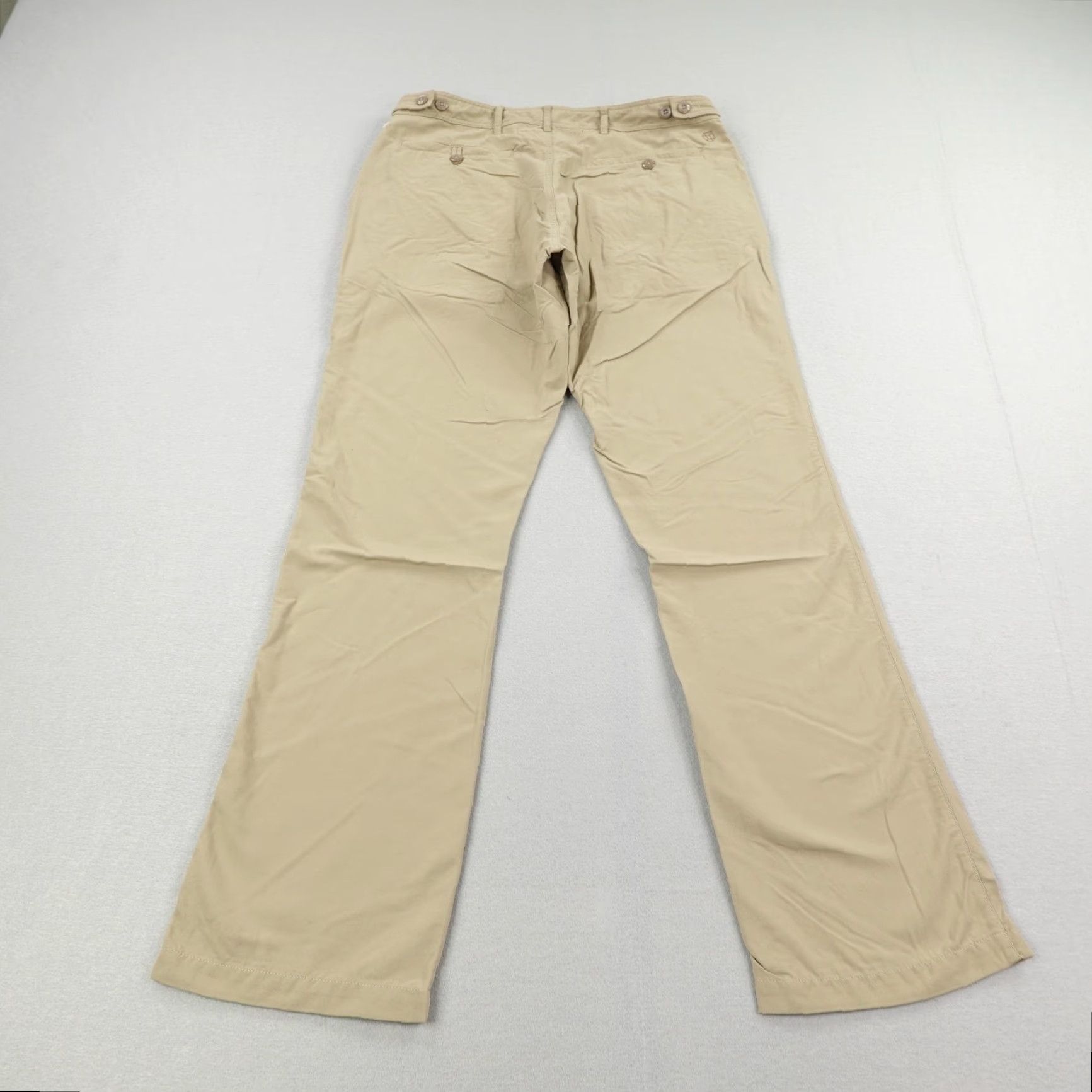 Vintage VINTAGE Clothing Arts P^cubed Mens Pants 34 Khaki Beige Chino Travel Casual Workwear Nylon Straight Size US 34 / EU 50 - 4 Thumbnail