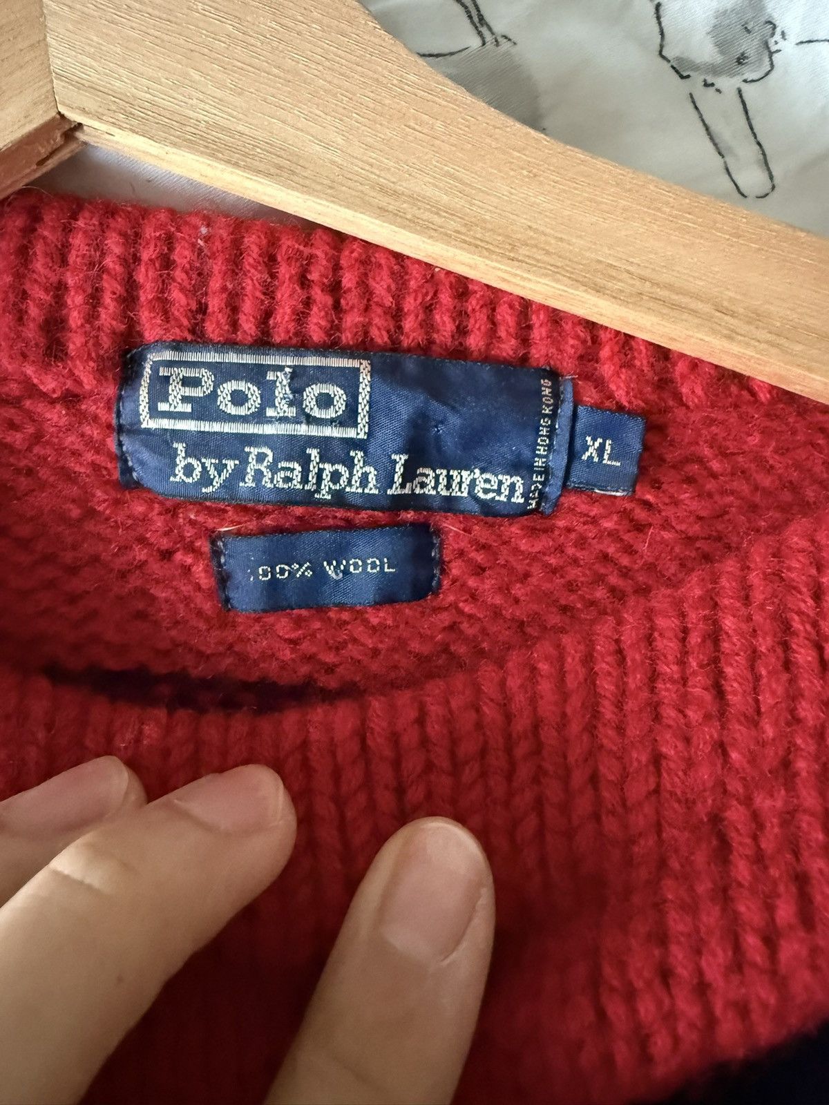 Polo Ralph Lauren Polo pullover vintage crest Size US XL / EU 56 / 4 - 4 Thumbnail