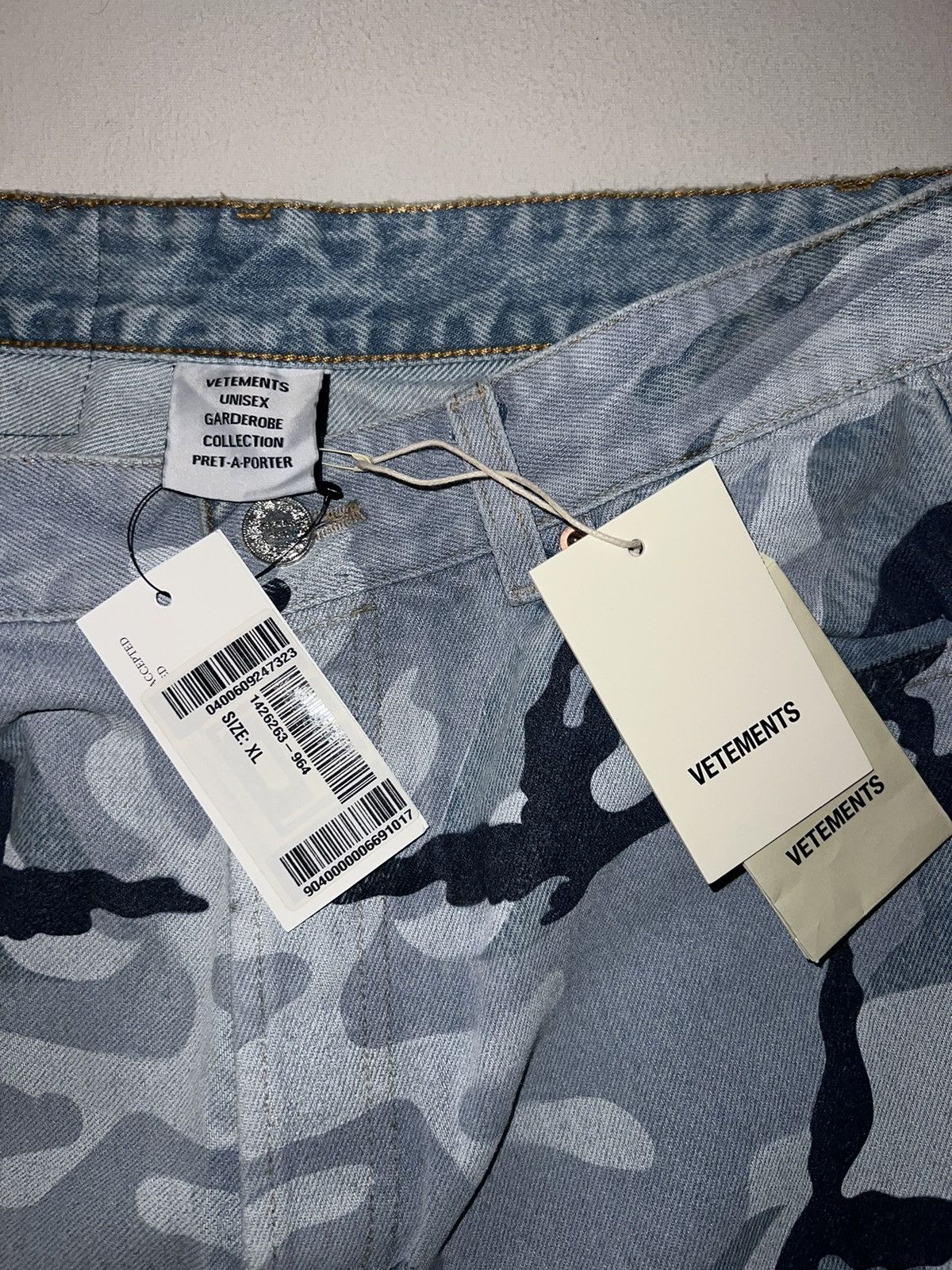 Vetements Camo Big Shape Jeans Size US 38 / EU 54 - 15 Thumbnail