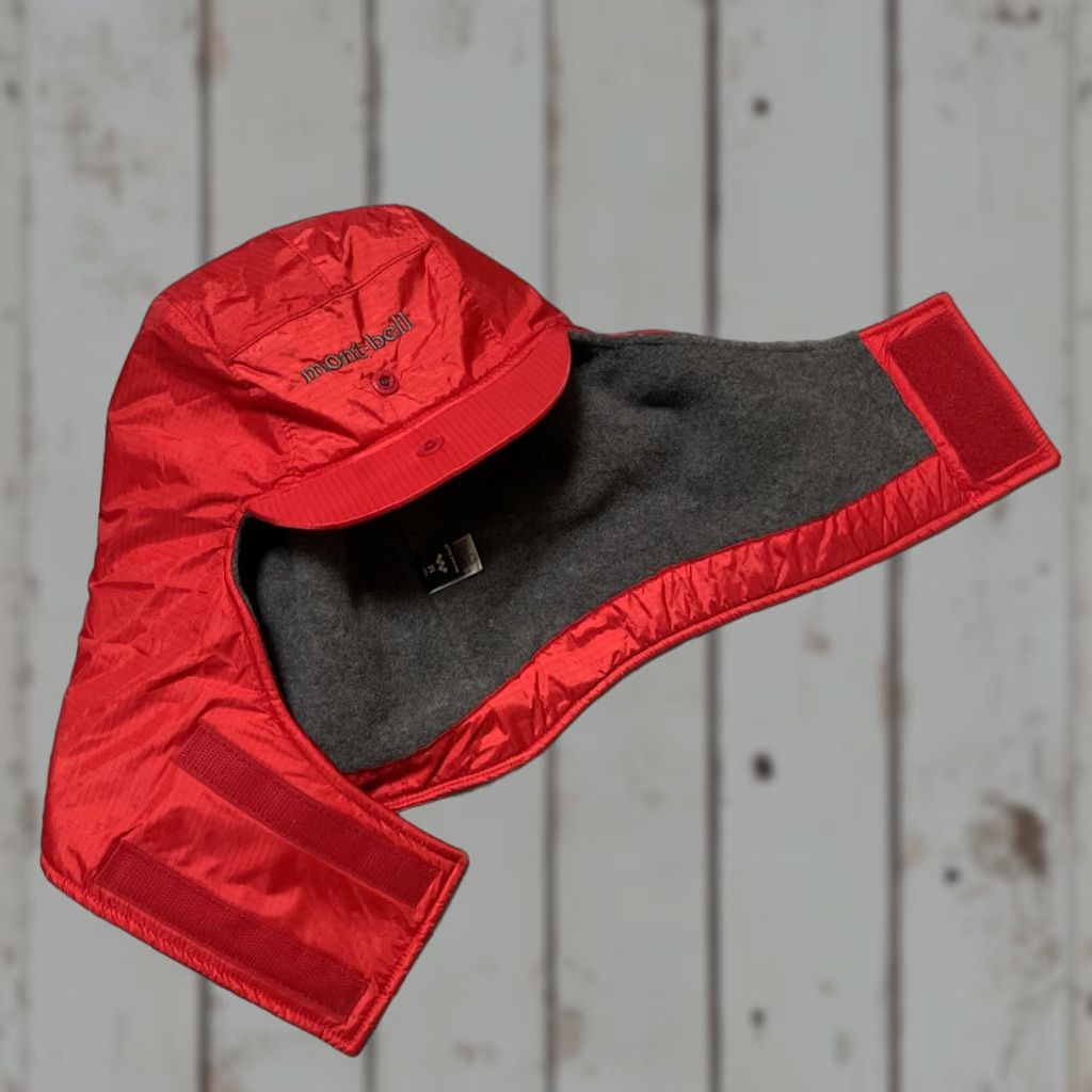 Montbell VINTAGE Montbell Climaplus Fleece Lined 5-Panel Ear Flap Cap Made Japan M NWT Red Unisex Adults Hats Kinder? Size US M / EU 48-50 / 2 - 1 Thumbnail