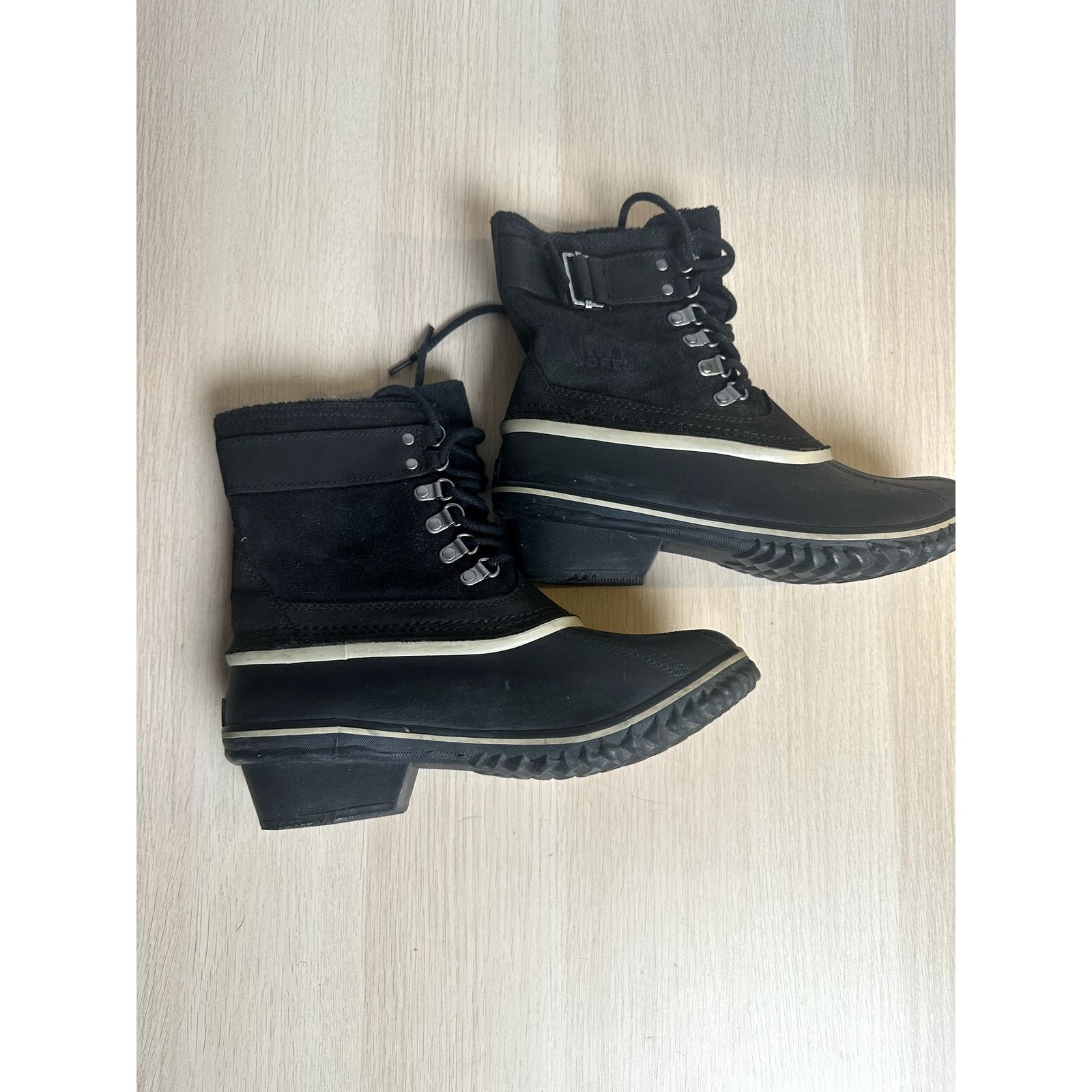 SOREL Sorel Boots Black - Size 8 Women's - Good Condition! Size US 8 / IT 38 - 3 Thumbnail