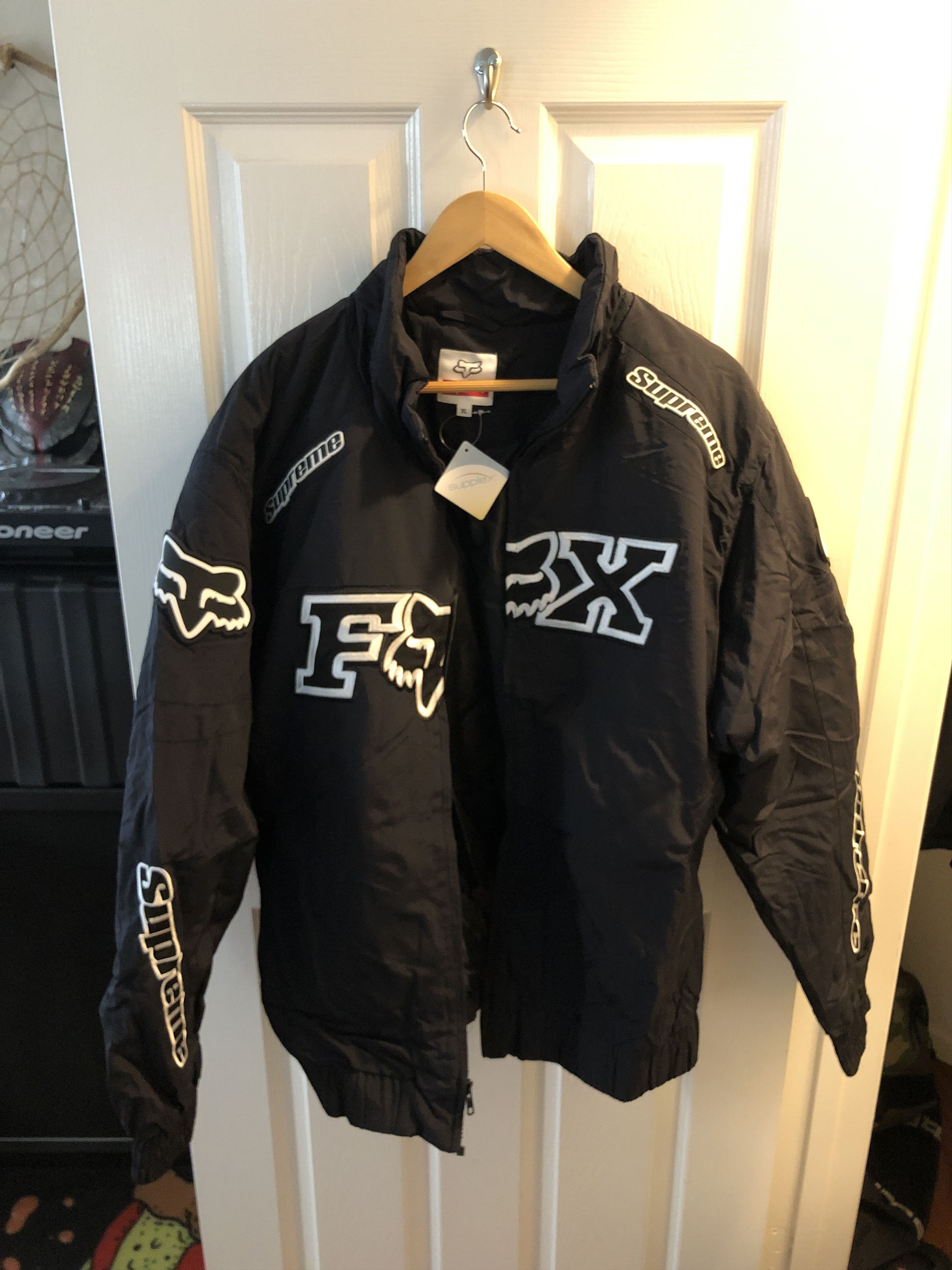 Fox Supreme Supreme Fox Racing Puffy Jacket Grailed