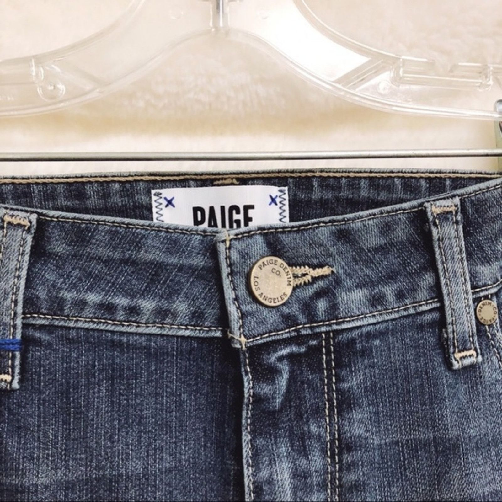 Paige Paige Light Wash Verdugo Ankle Skinny Jeans Size 30" / US 8 / IT 44 - 6 Thumbnail