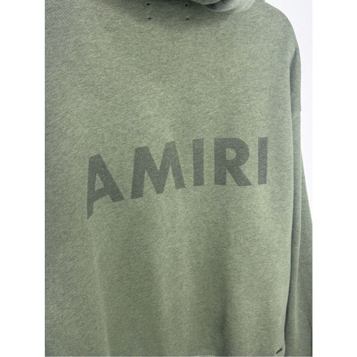 Amiri Amiri Stencil Logo Green Hoodie Sweatshirt Men’s L Size US L / EU 52-54 / 3 - 4 Thumbnail