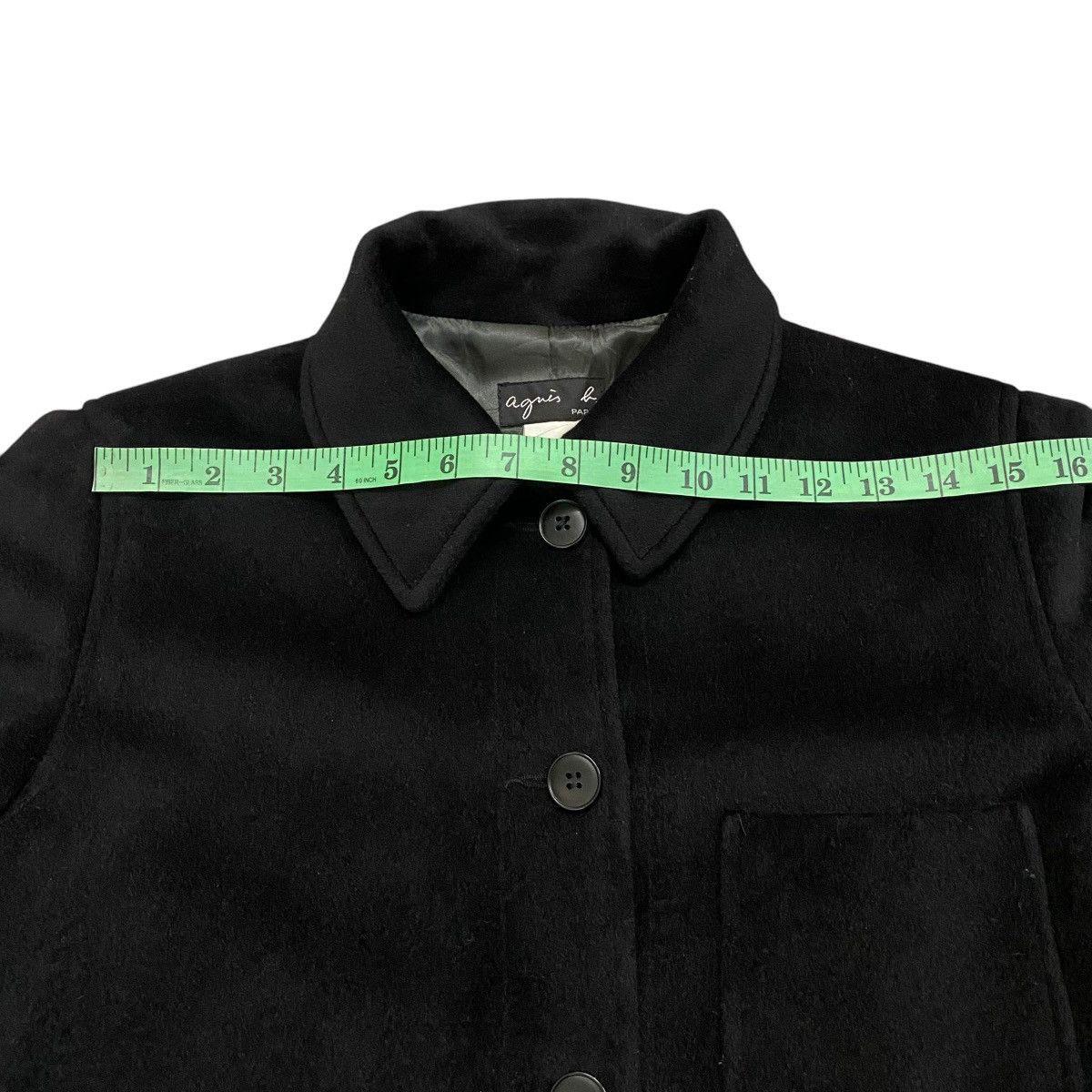 Vintage × agnes b. Vintage Agnes B Paris Long Jacket Wool Size S / US 4 / IT 40 - 12 Thumbnail
