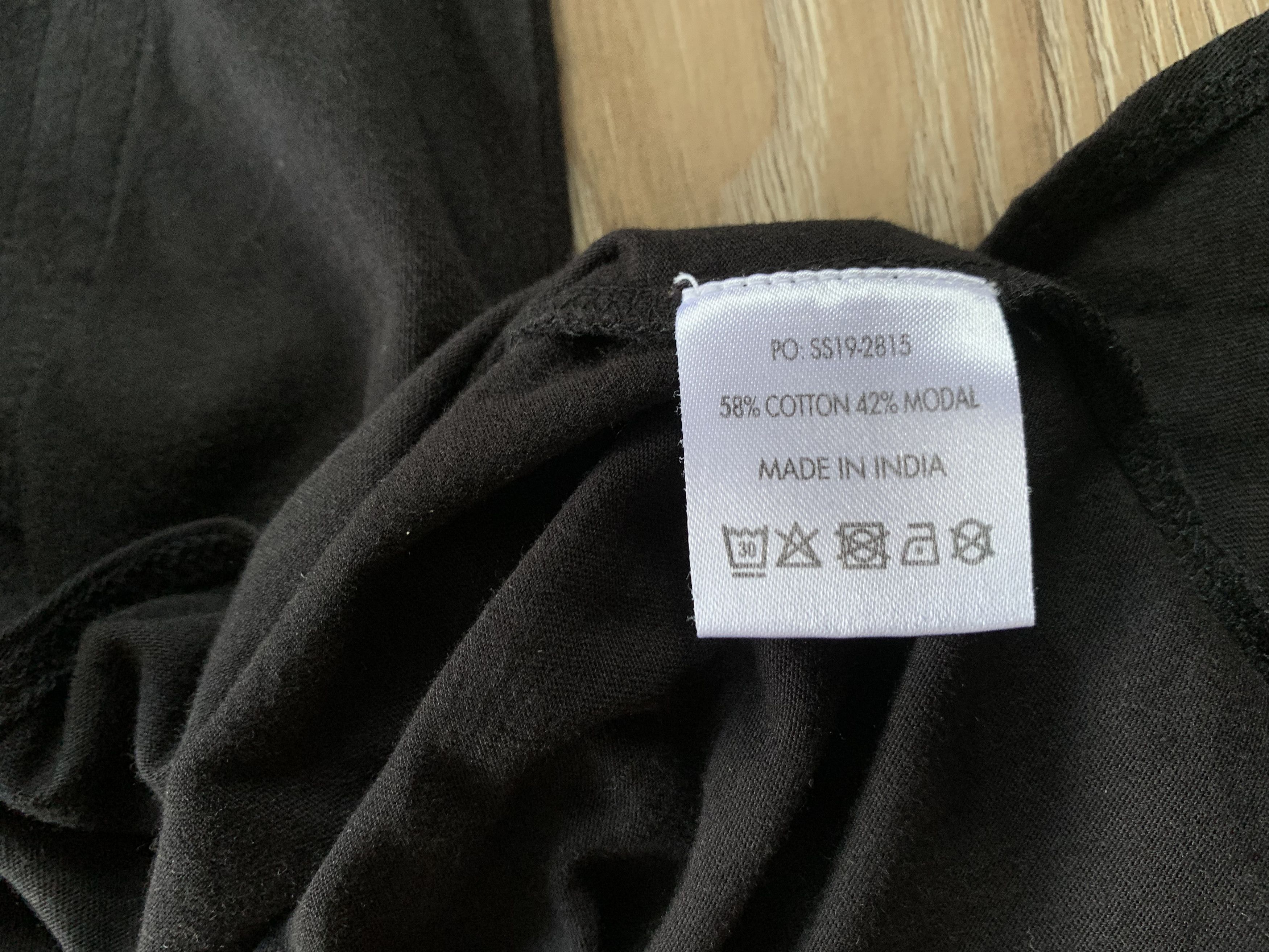 Other Mens Hush Basic Black Modal T Shirt Size US L / EU 52-54 / 3 - 7 Thumbnail