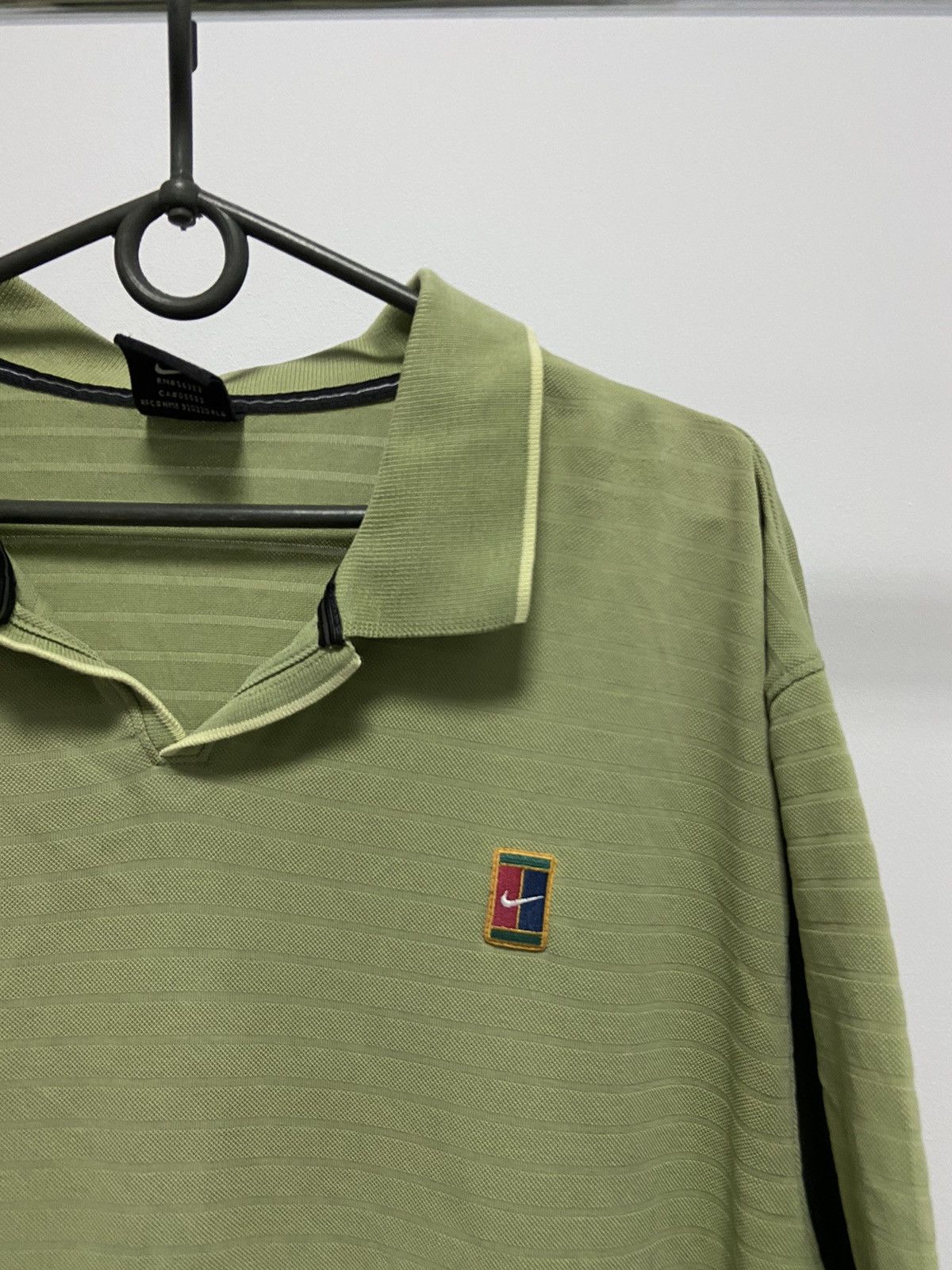 Nike × Vintage Nike Court Vintage Small logo T Shirt Polo Tennis Size US L / EU 52-54 / 3 - 3 Thumbnail